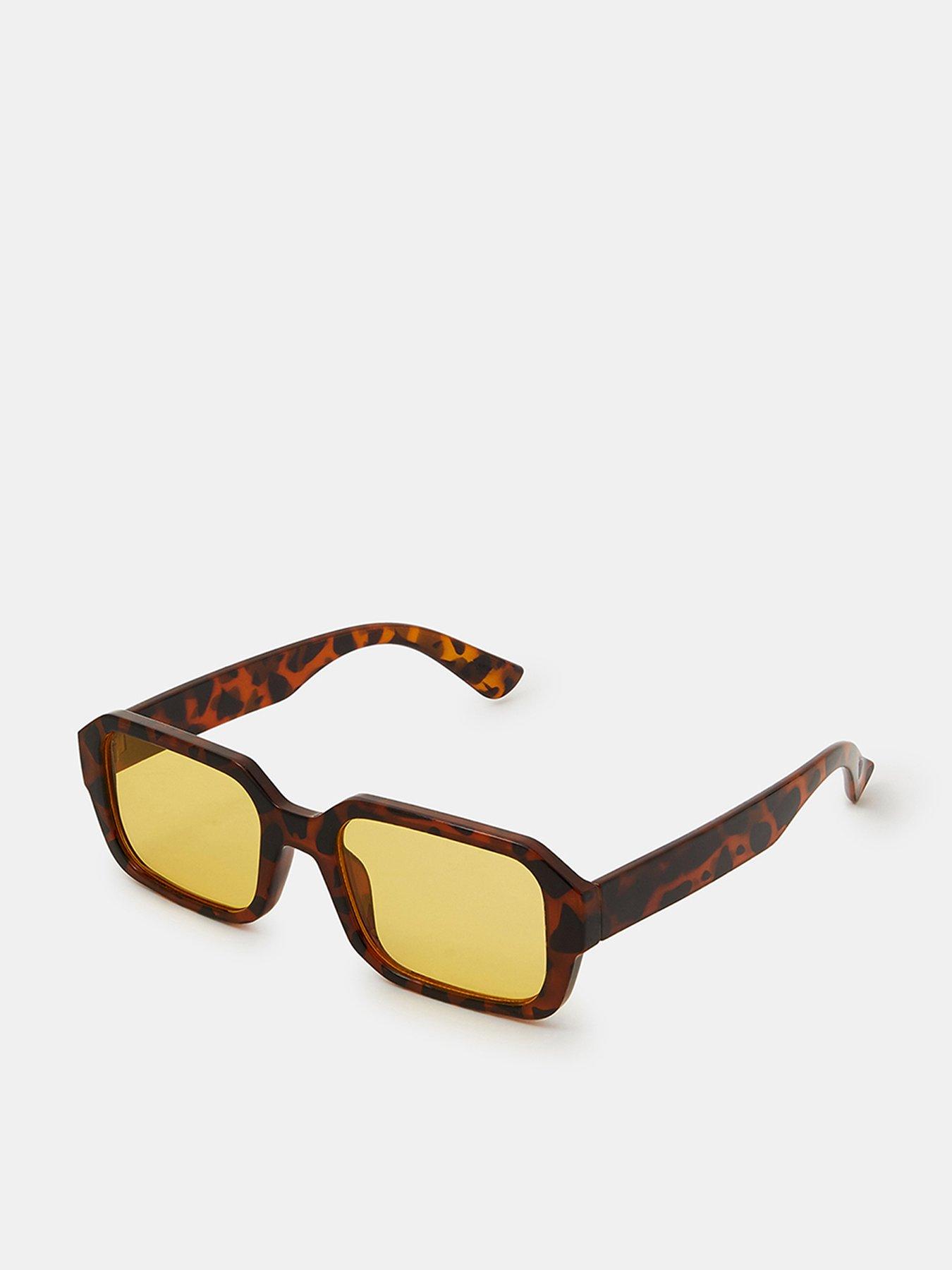 Accessorize Retro Tort Square Sunglasses