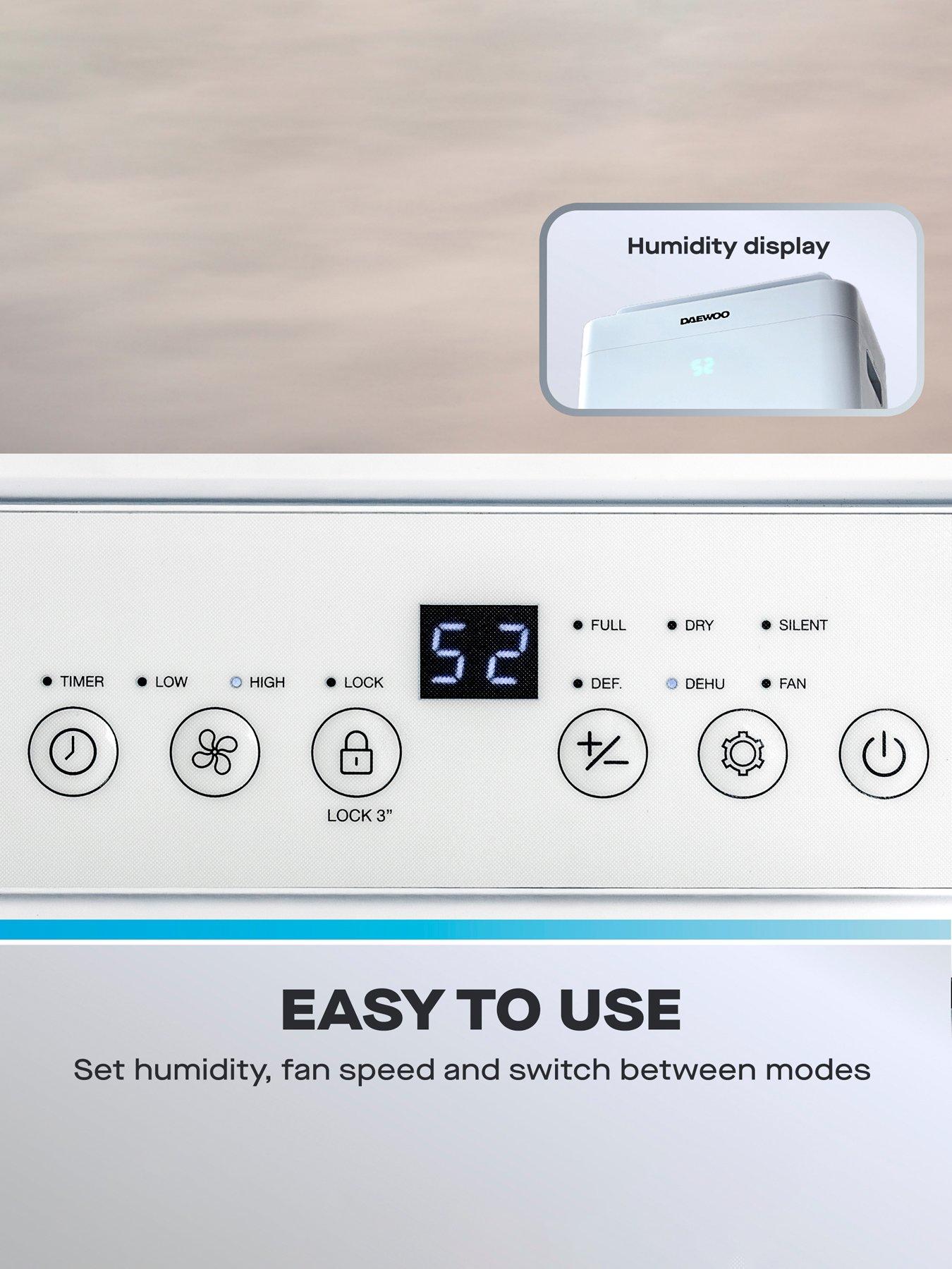  image of daewoo-16l-dehumidifier-with-air-purifiernbsp