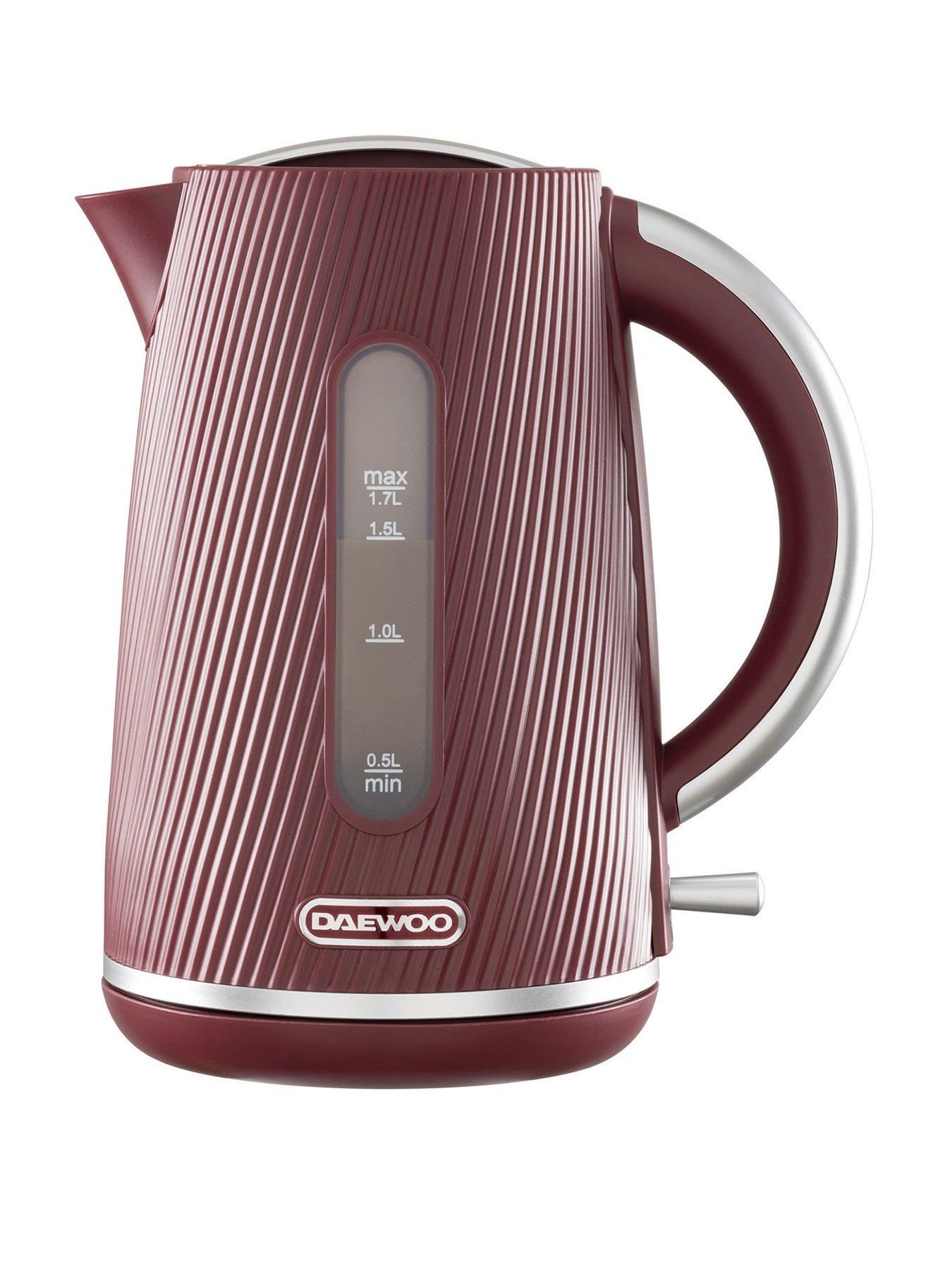 Daewoo Cascade 1.7L 3KW Kettle - Ruby