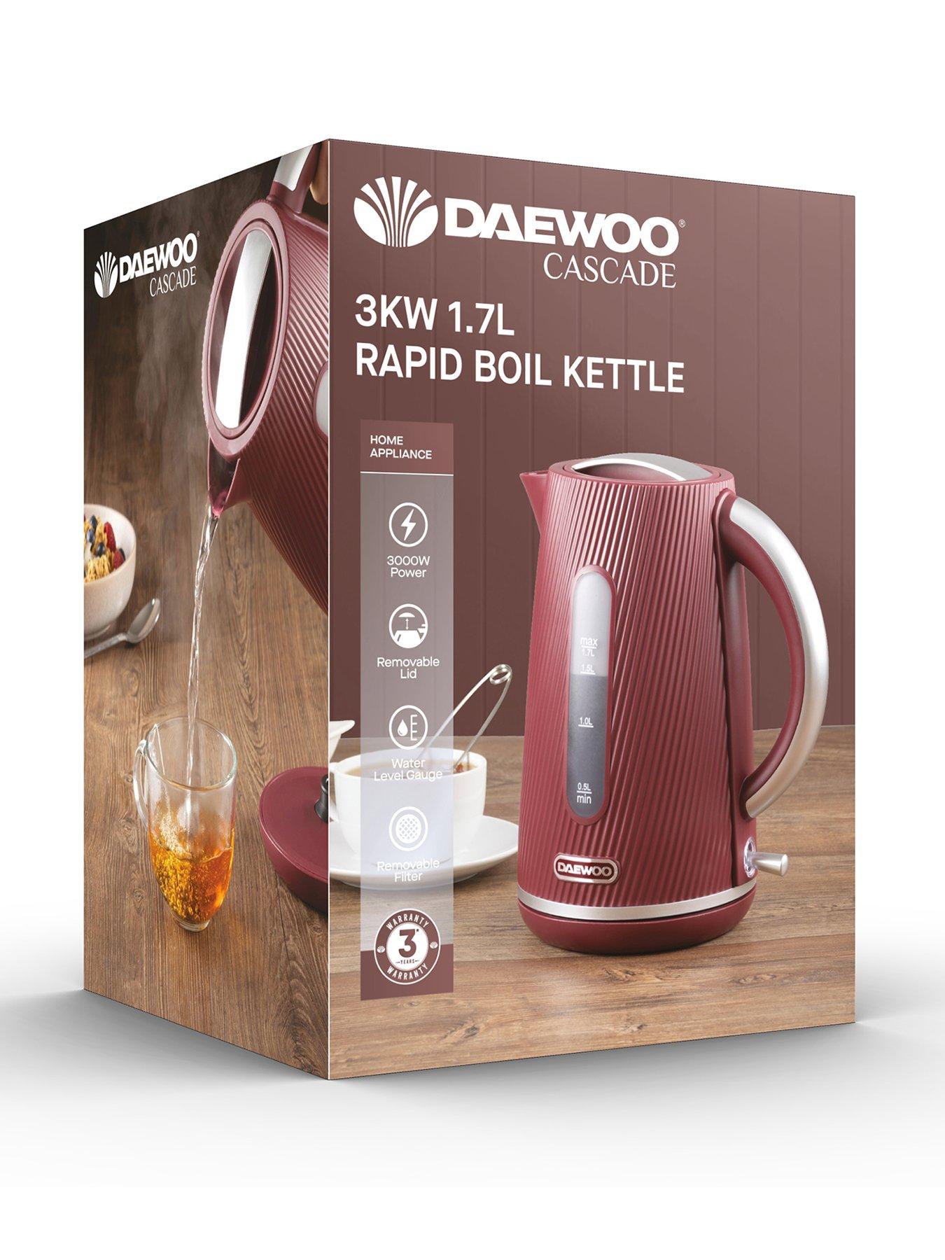 Image 1 of 5 of Daewoo Cascade 1.7L 3KW Kettle - Ruby