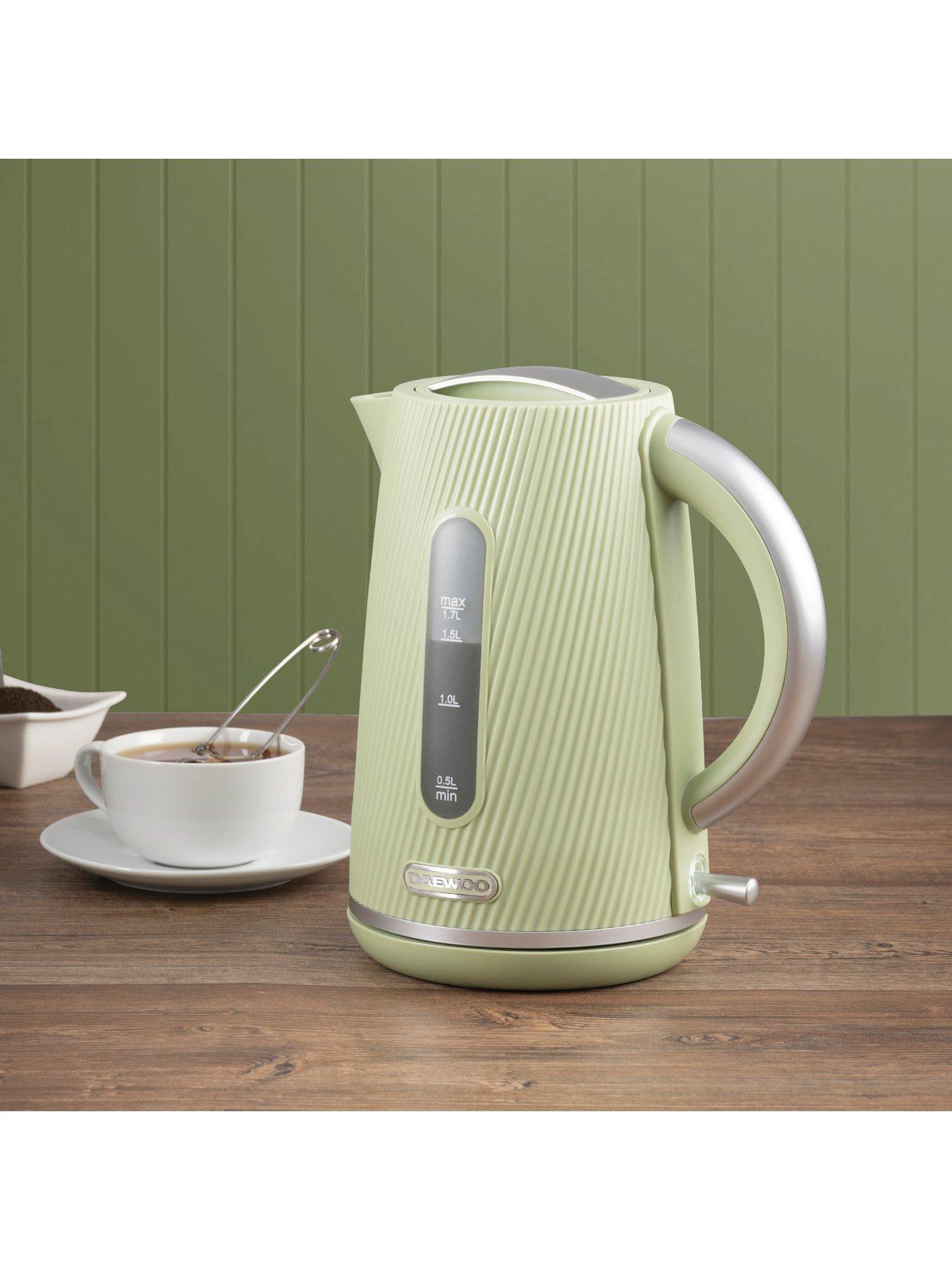 Image 3 of 4 of Daewoo Cascade 1.7L Kettle &amp; 4 Slice Toaster Bundle&nbsp;- Sage