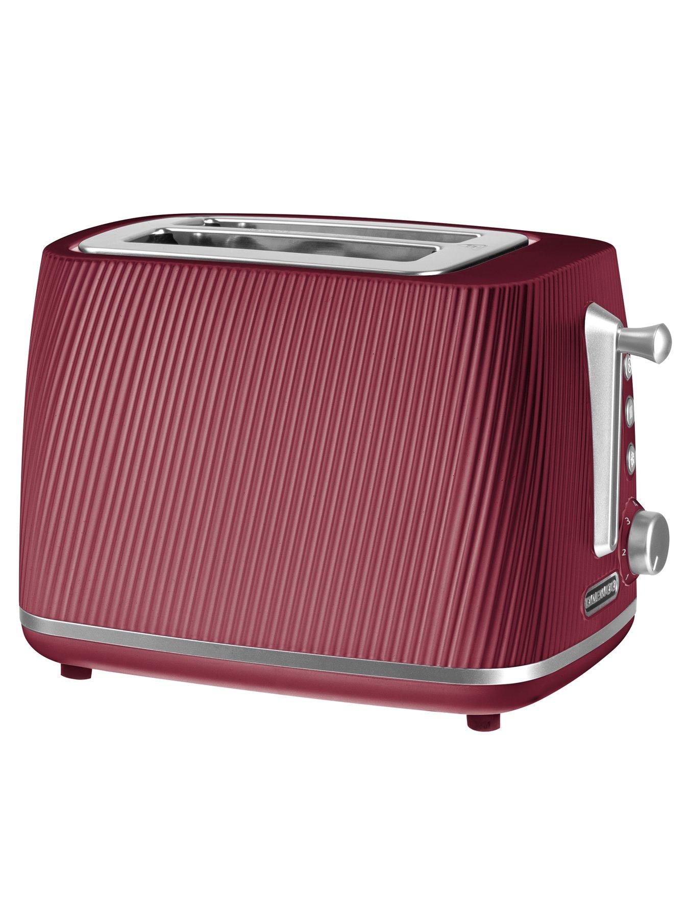 Image 2 of 7 of Daewoo Cascade 2 Slice Toaster - Ruby