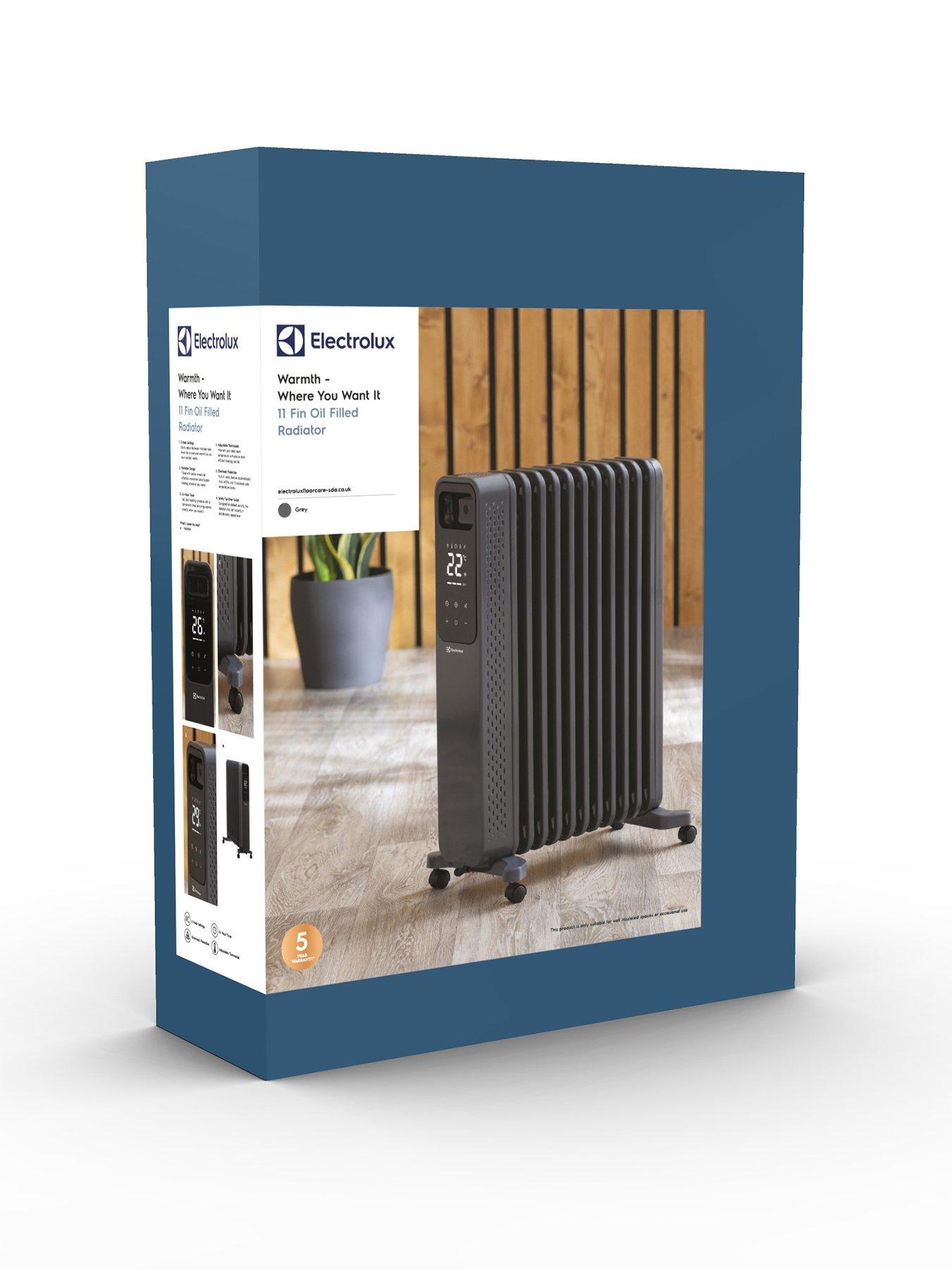 Electrolux 2400W OIL FILLED RADIATOR - MATTE GREY - ELECTROLUX