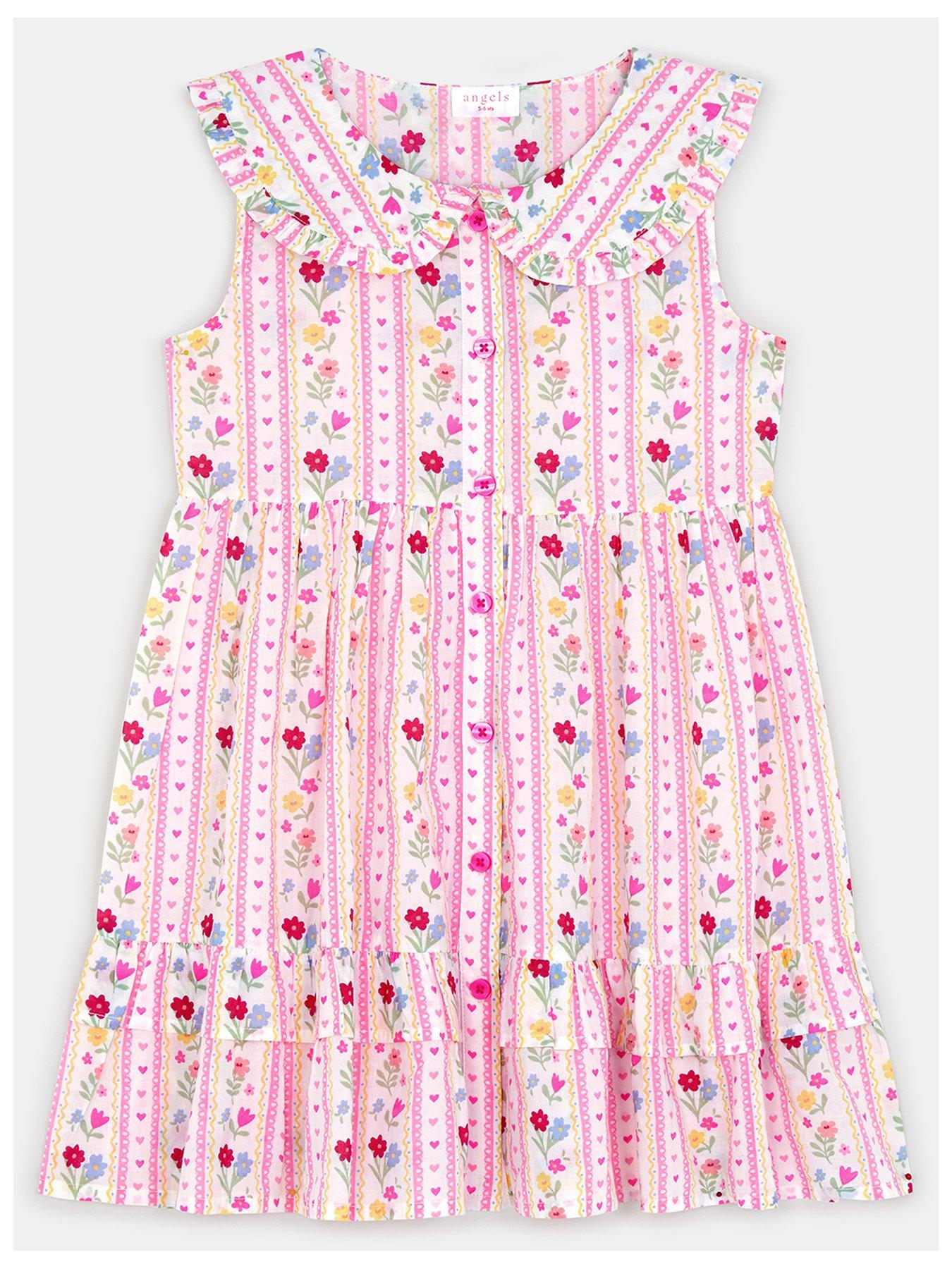 Accessorize Girls Prairie Floral Dress - Multi