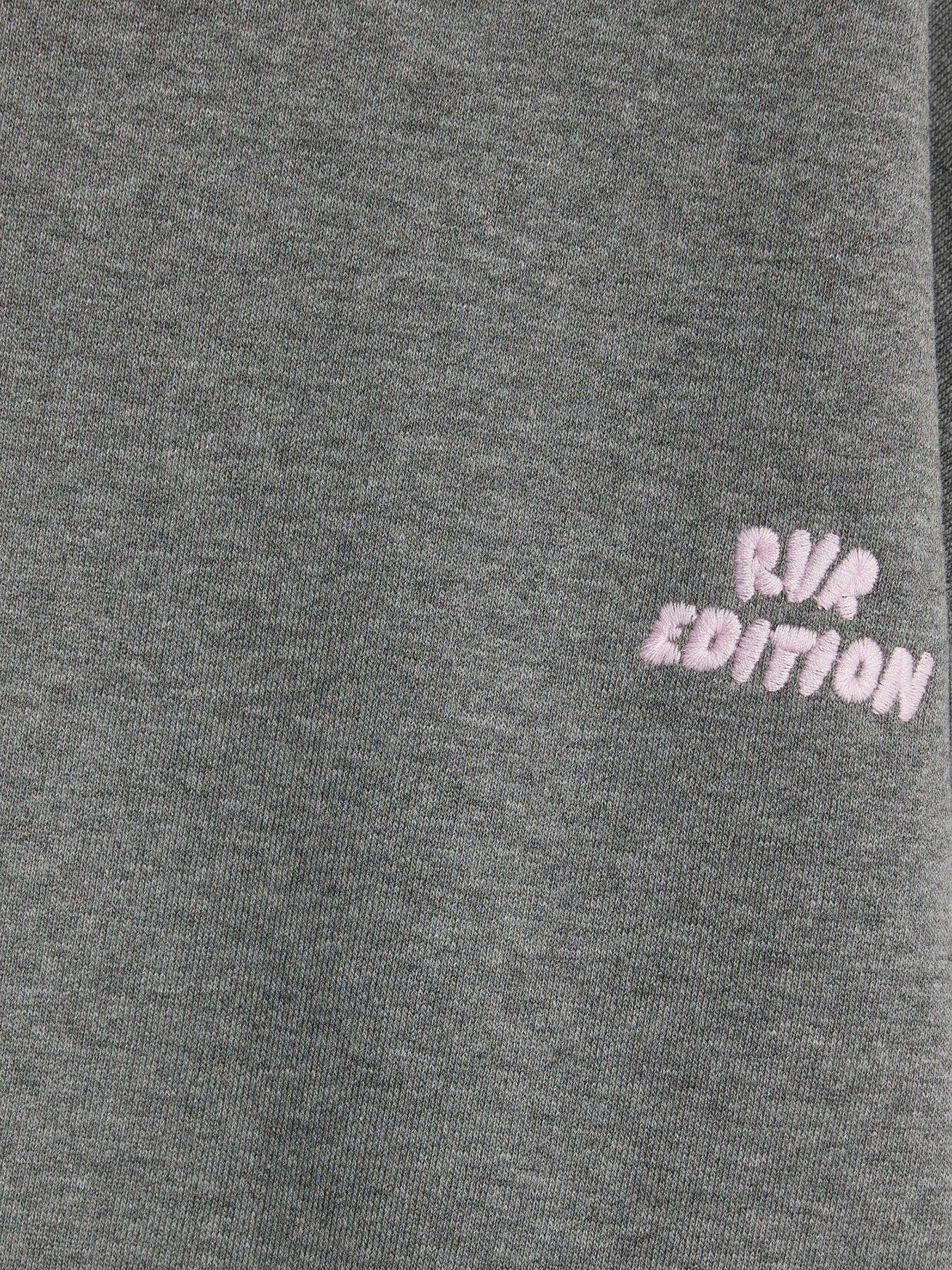 Image 6 of 6 of River Island Long Sleeve Back Print Editions Sweatshirt - Grey