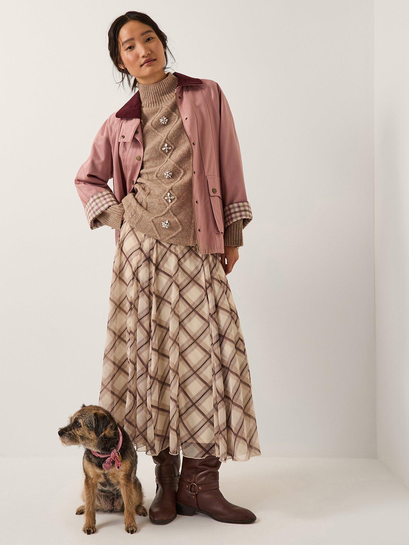  image of monsoon-candice-cable-jumper-brown