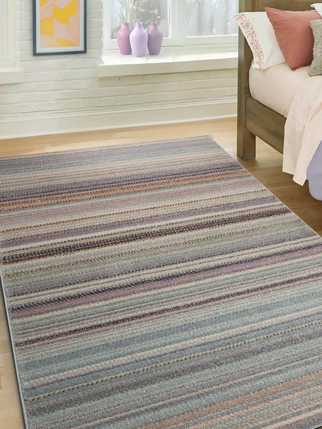 Very Home Echo Pastel Stripe Rug