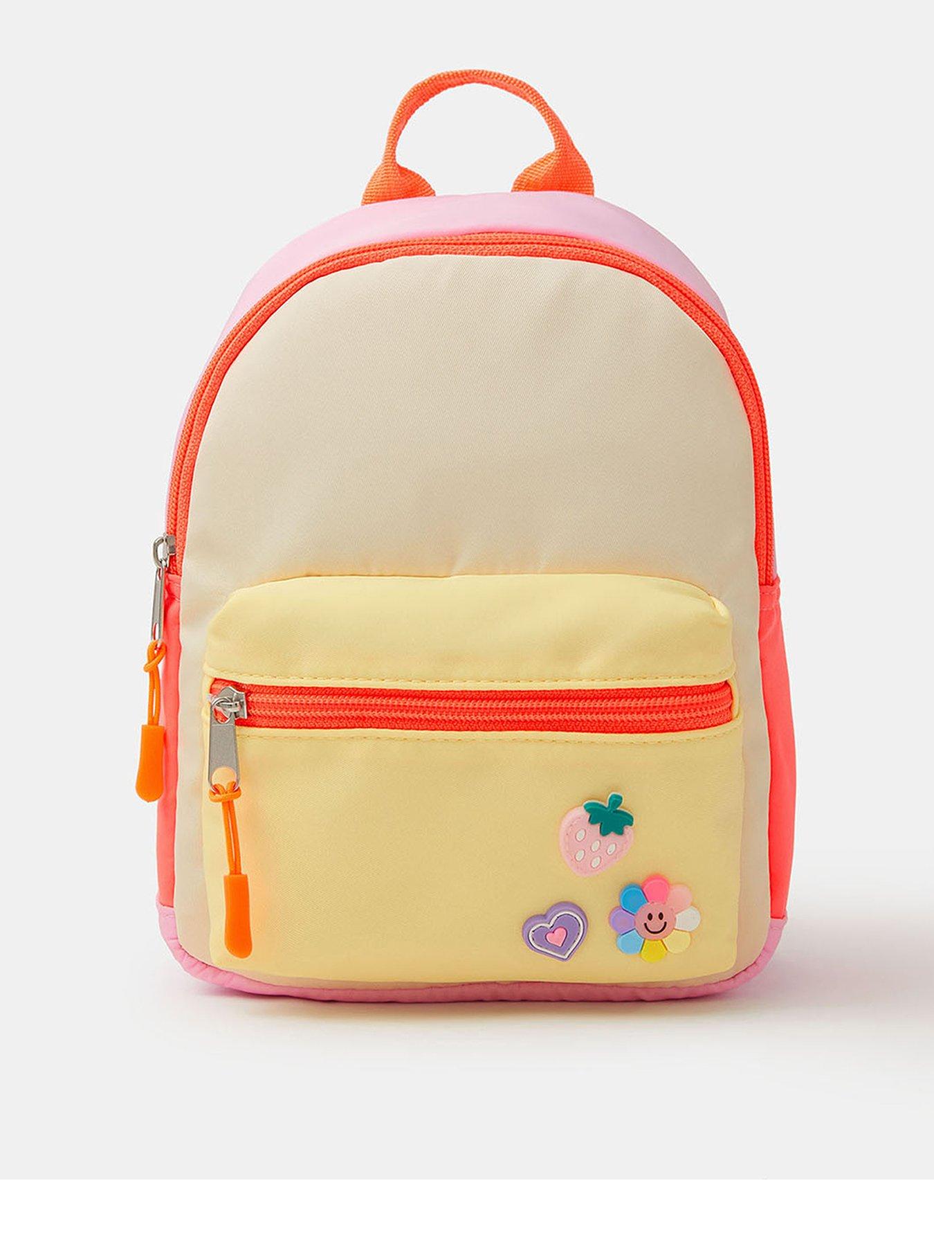 Image 1 of 4 of Accessorize Girls Colourblock Backpack - Multi