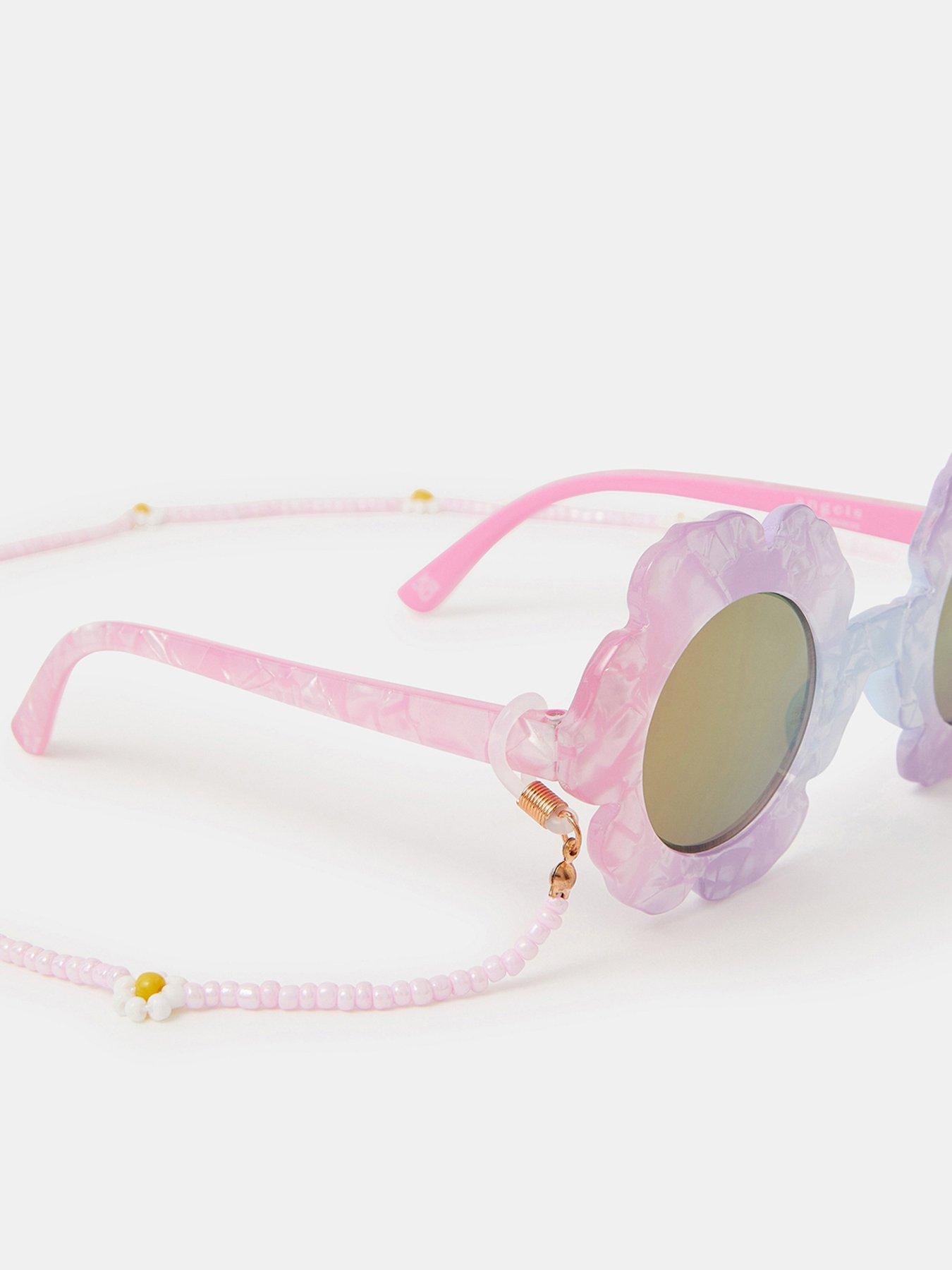  image of accessorize-girls-flower-sunglasses-bundle-pink