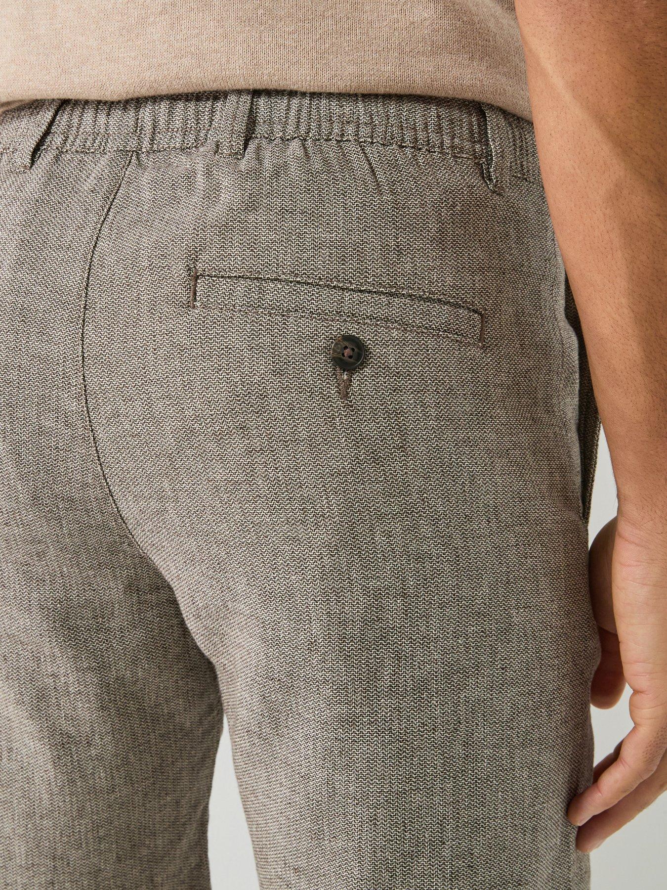  image of selected-brody-slim-fit-linen-shorts