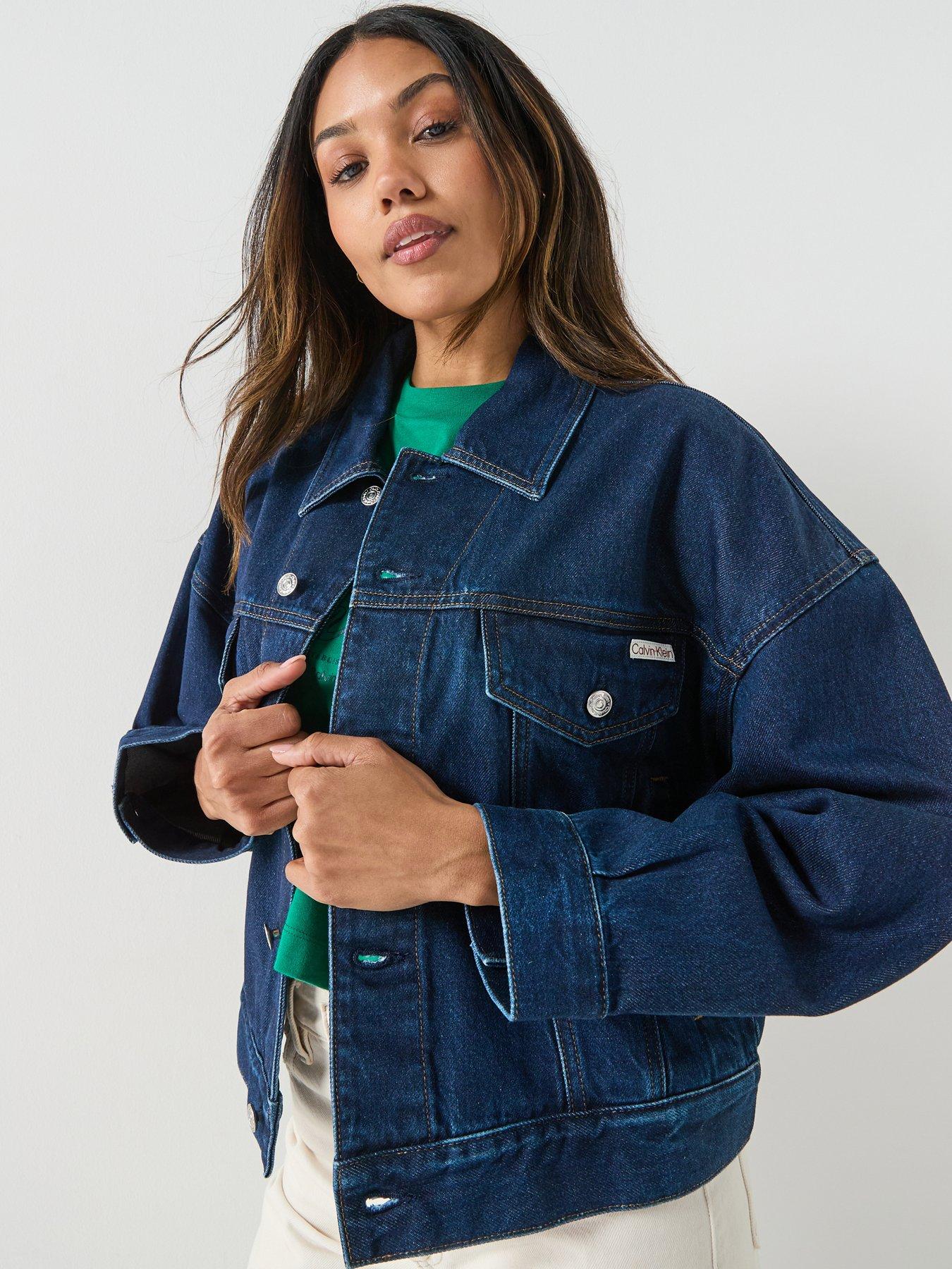 Calvin Klein Jeans Relaxed Trucker True Indigo Jacket - Blue