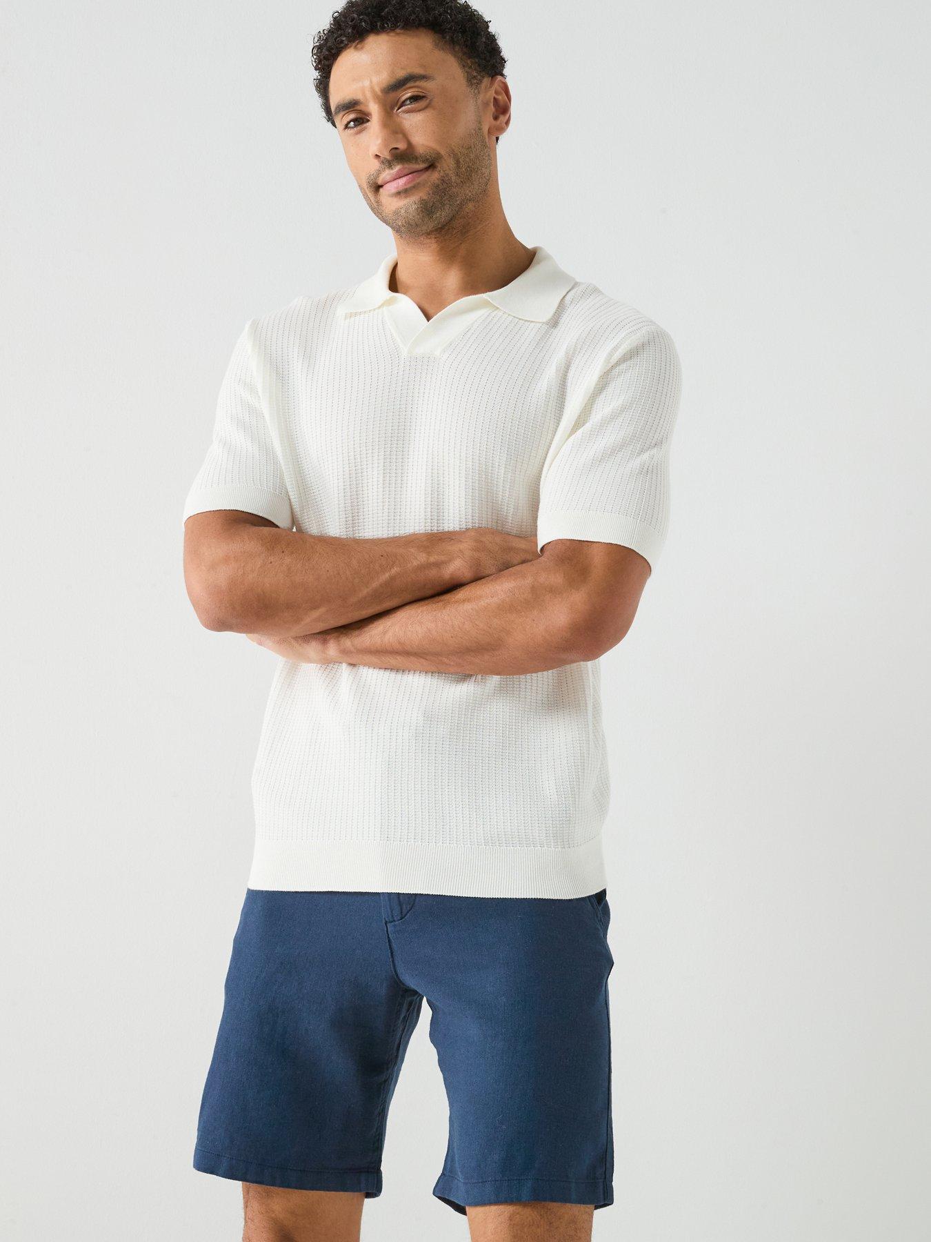  image of selected-selected-brody-slim-fit-linen-shorts