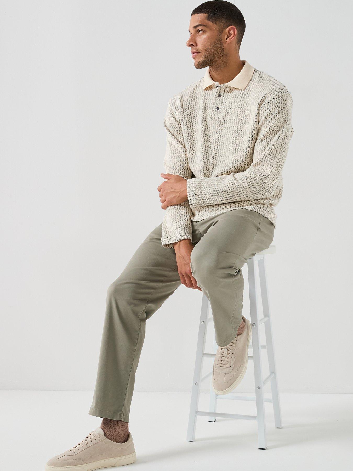 Image 3 of 5 of Selected Miles Straight Fit Trousers