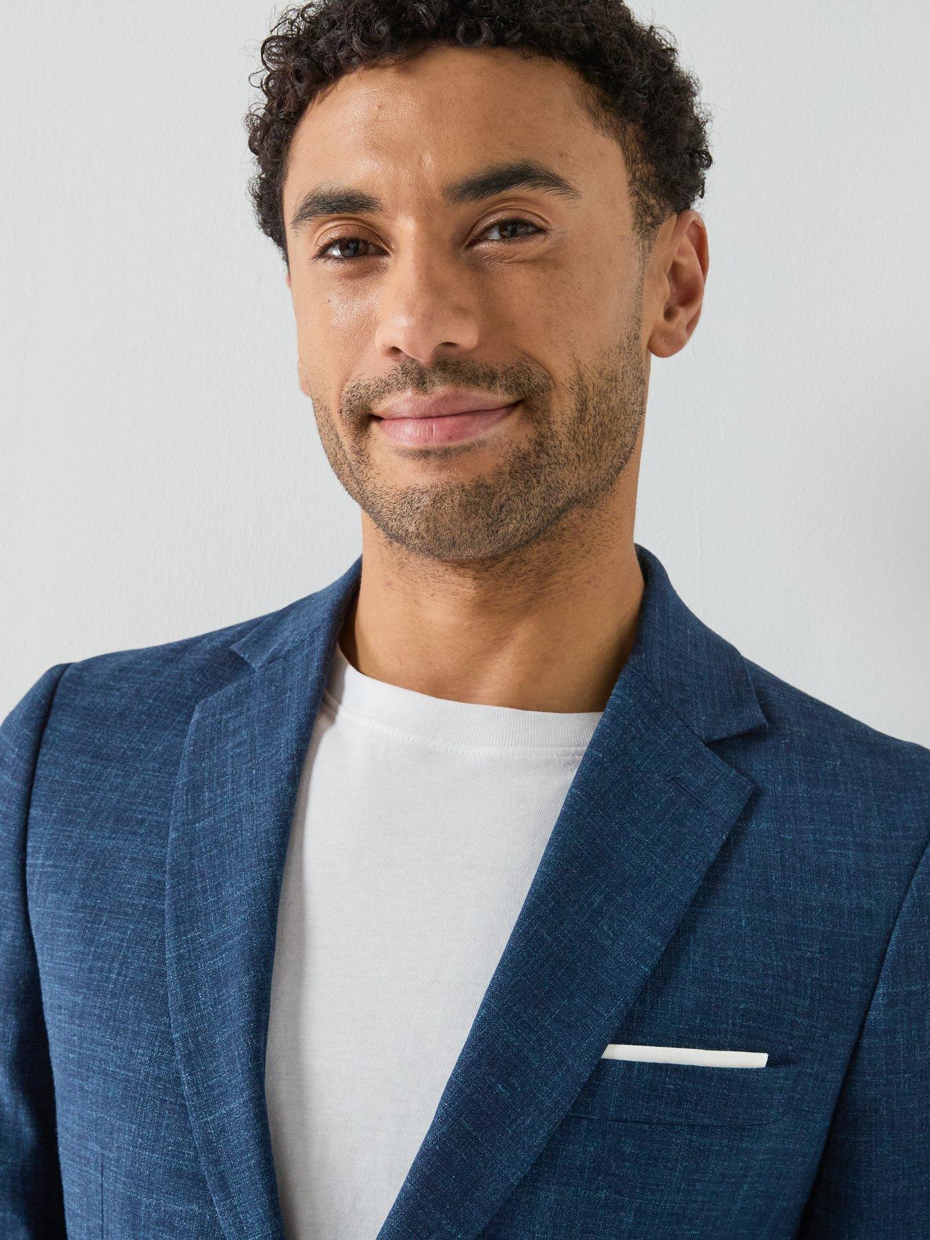  image of selected-selected-oasis-slim-fit-linen-blazer