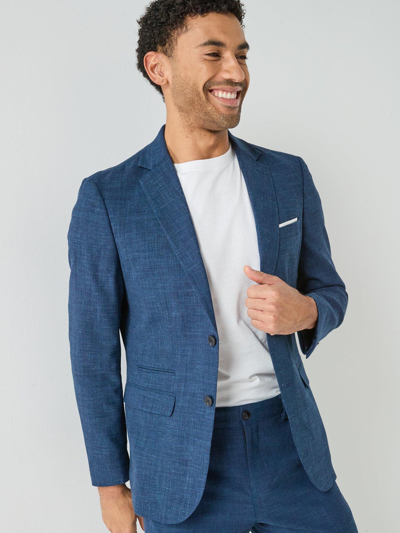  image of selected-selected-oasis-slim-fit-linen-blazer
