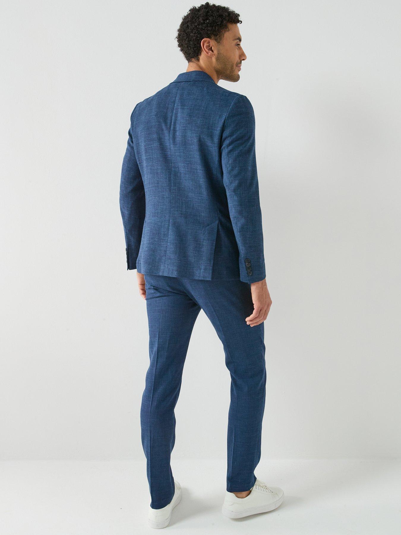 Image 6 of 6 of Selected Oasis Slim Fit Linen Suit Trousers