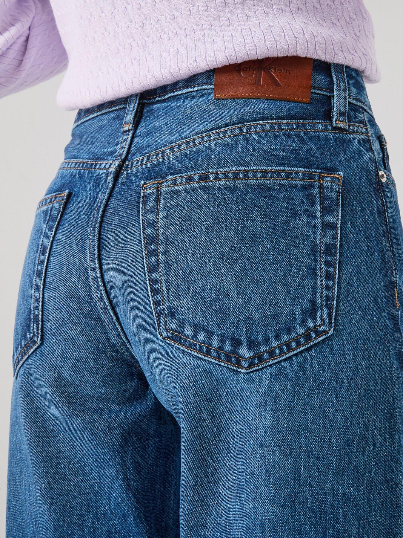 Image 5 of 7 of Calvin Klein Jeans Jeans 90s Straight Jeans - Blue Julius