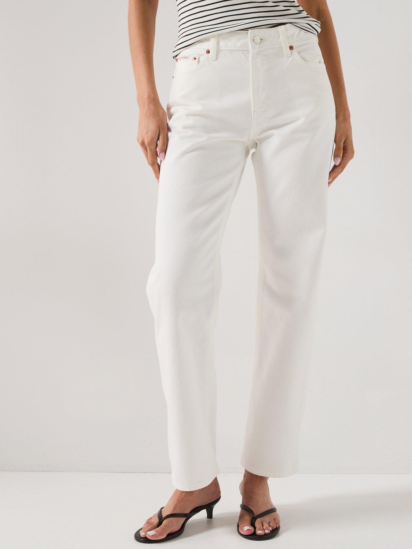 Calvin Klein Jeans '90s Straight Jean - White