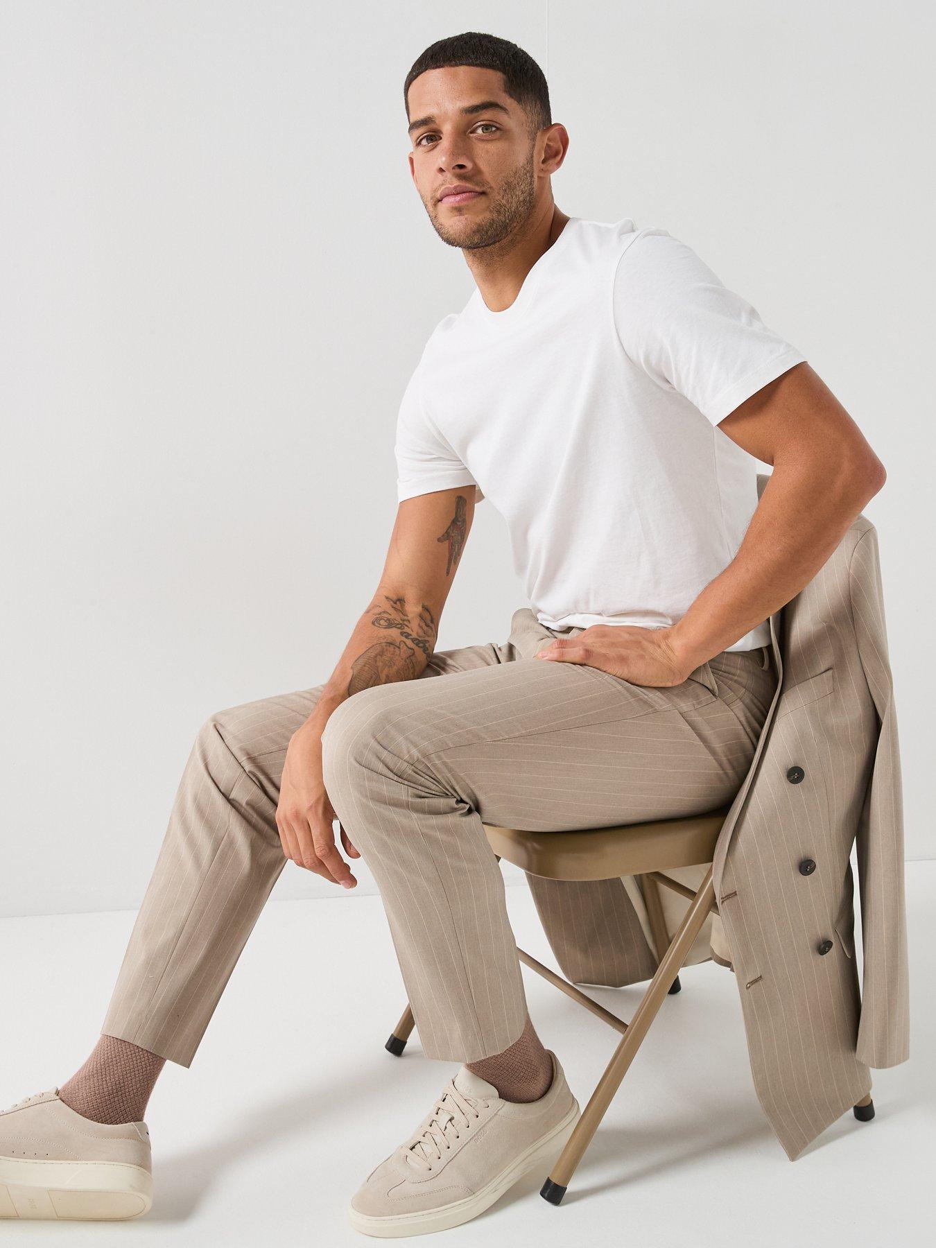  image of selected-selected-liam-pinstripe-suit-trousers