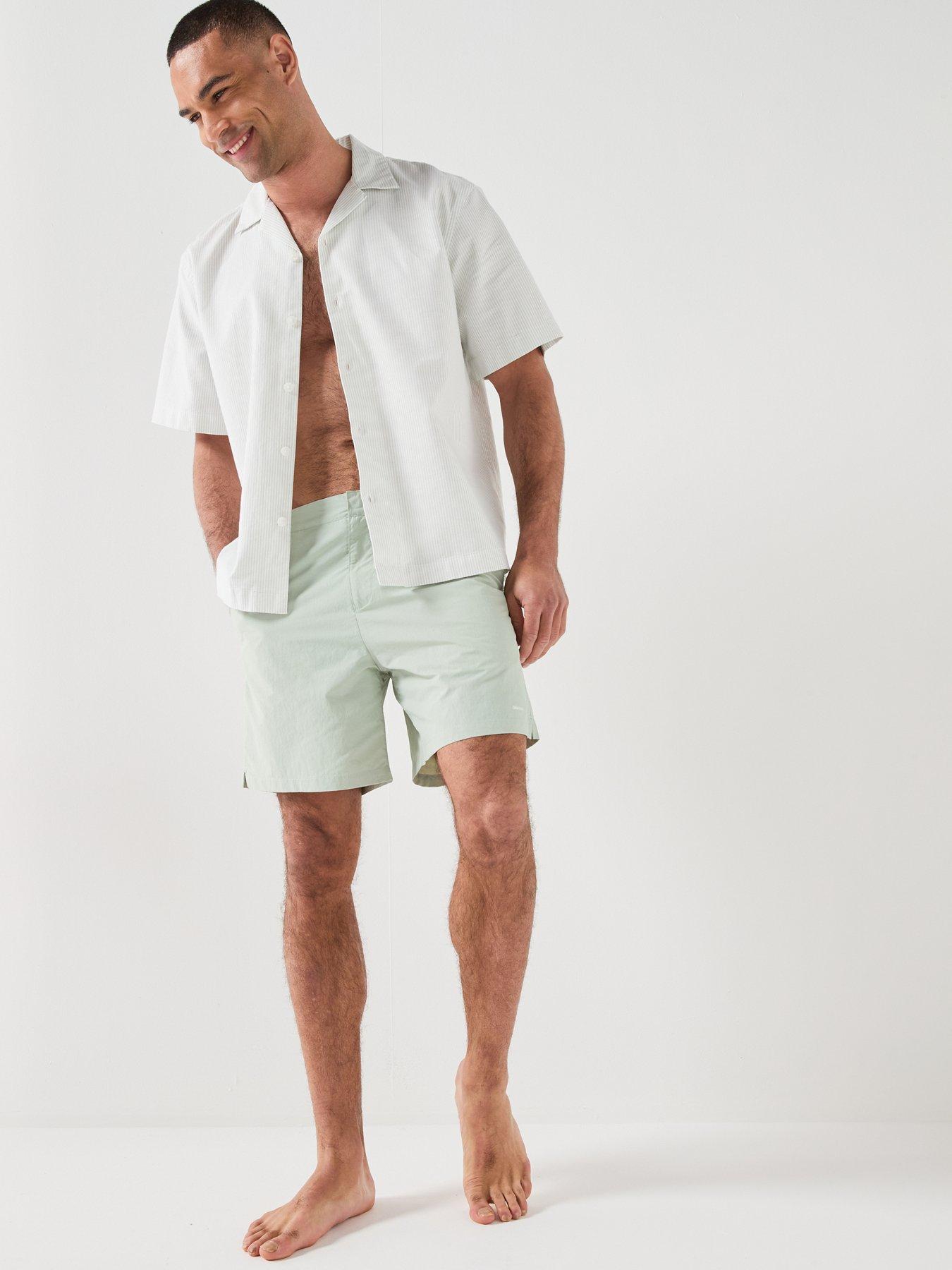 Image 4 of 5 of Selected Aiden Swimshorts - Aqua Grey