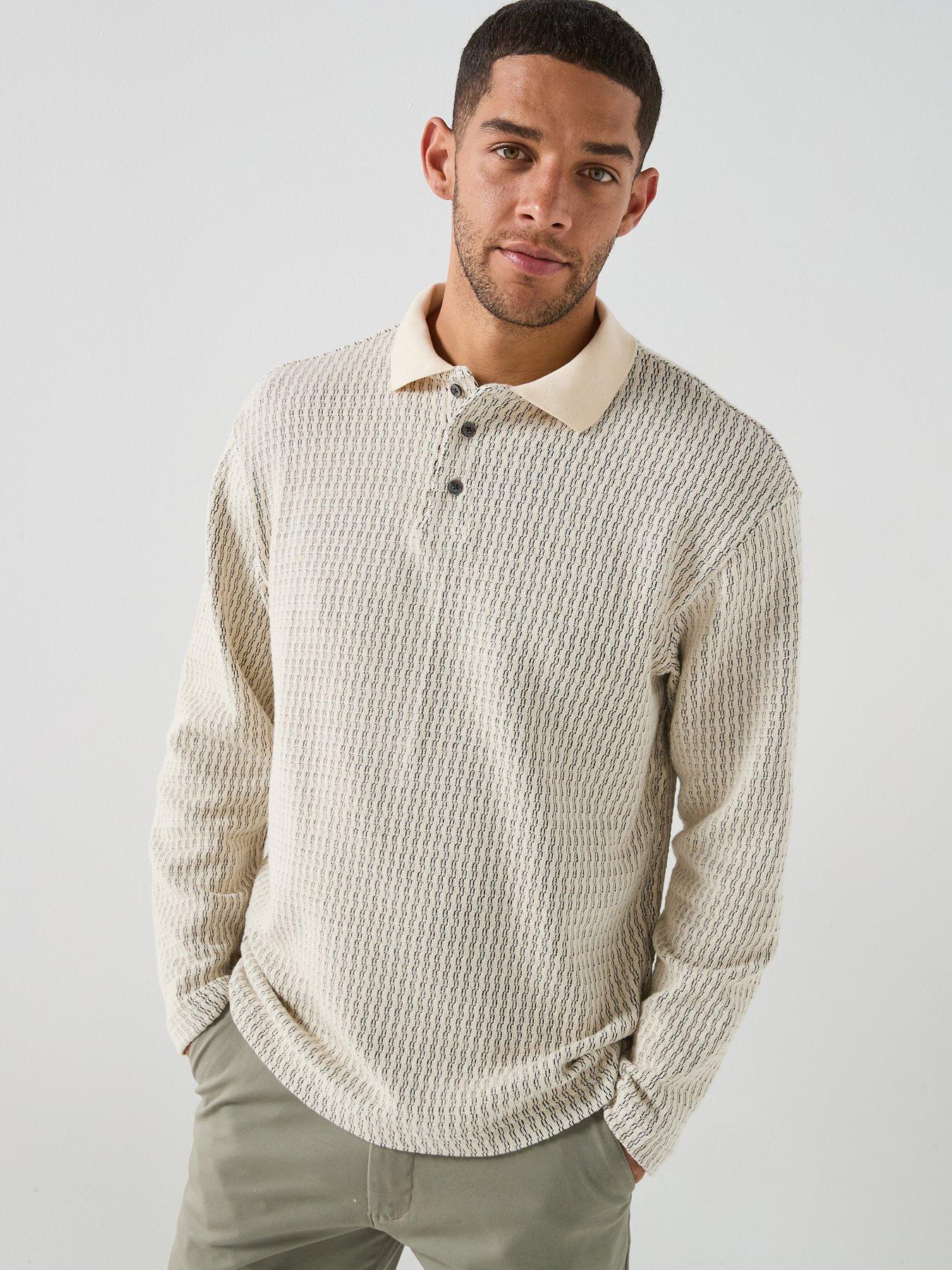 Selected Gabriel Long Sleeve Sweat Polo Shirt