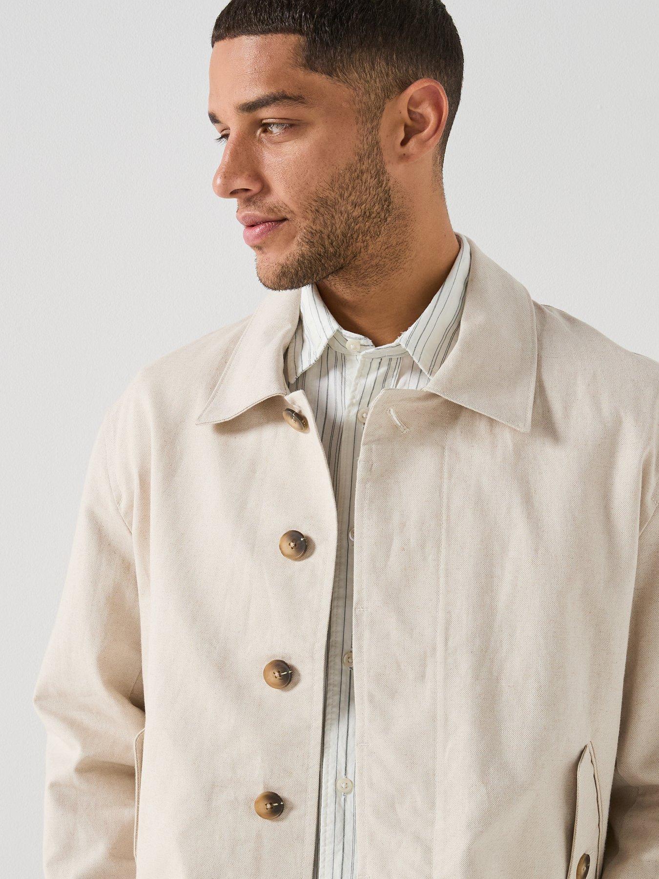 Image 4 of 4 of Selected Homme Lewis Jacket - Cream