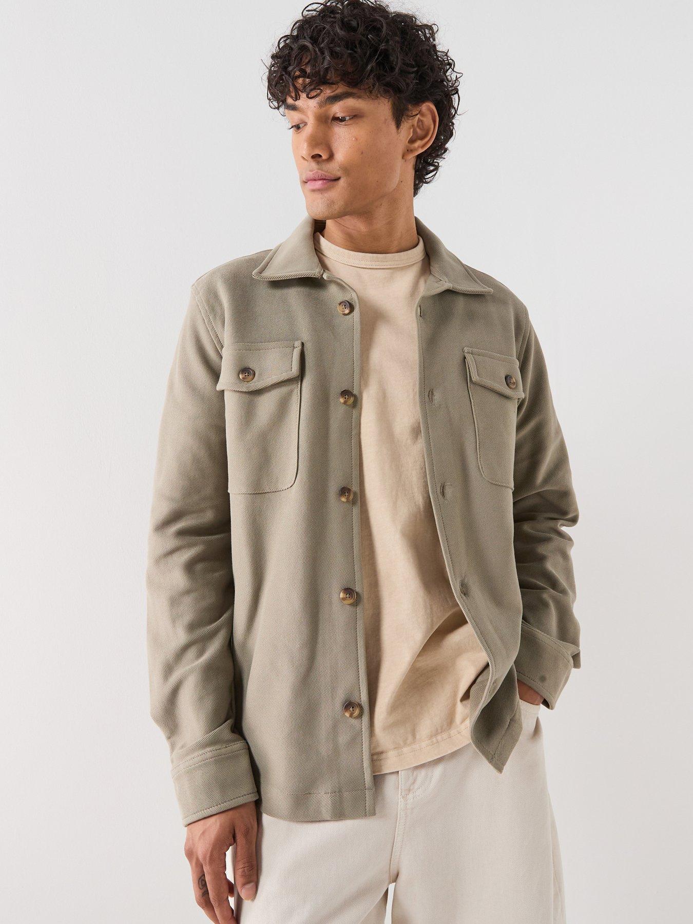  image of selected-oliver-overshirt-vetiver
