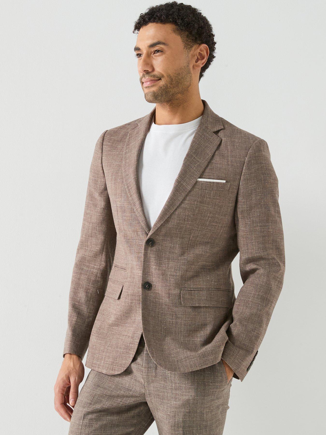  image of selected-selected-oasis-slim-fit-linen-blazer
