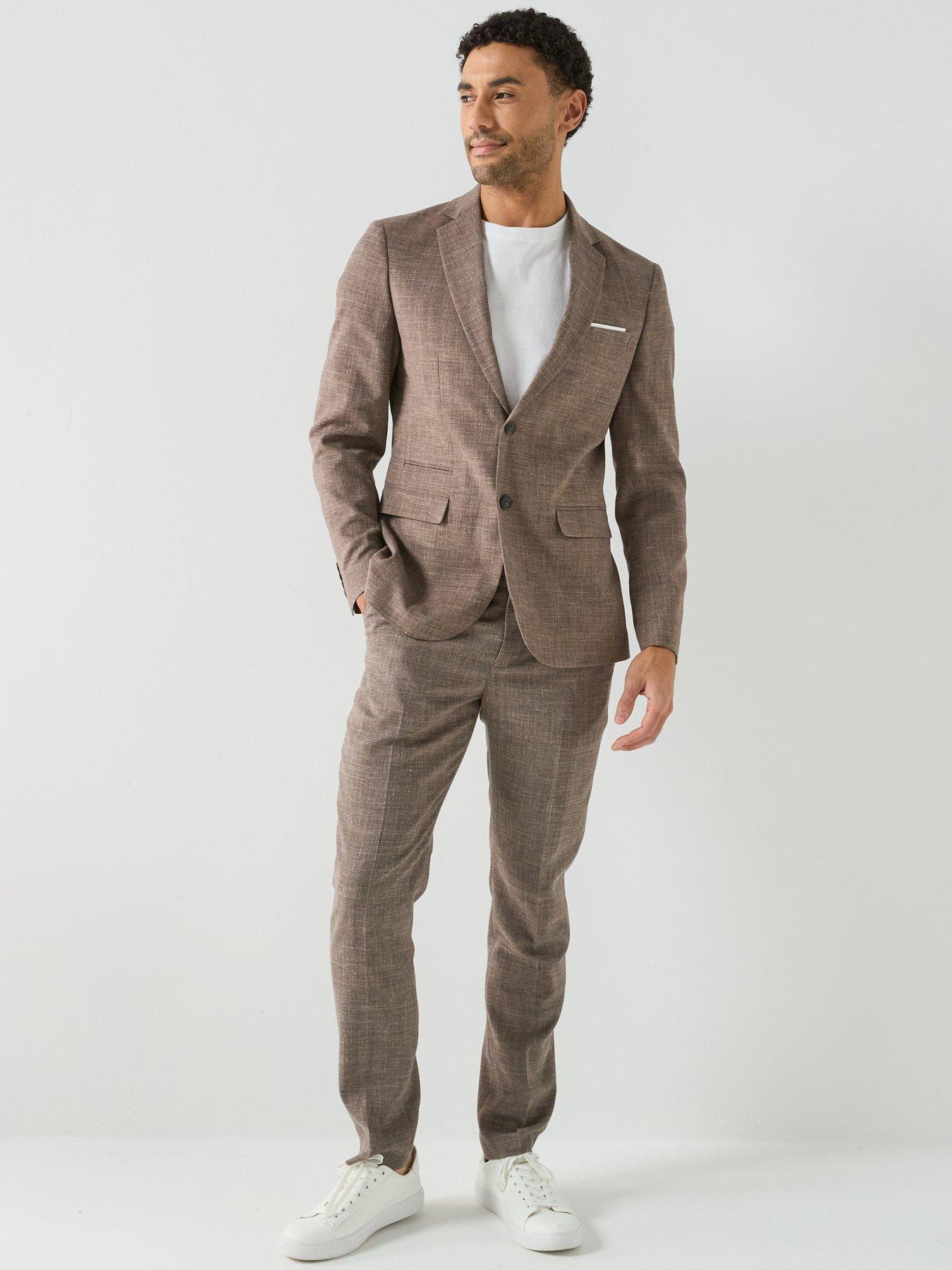  image of selected-selected-oasis-slim-fit-linen-blazer