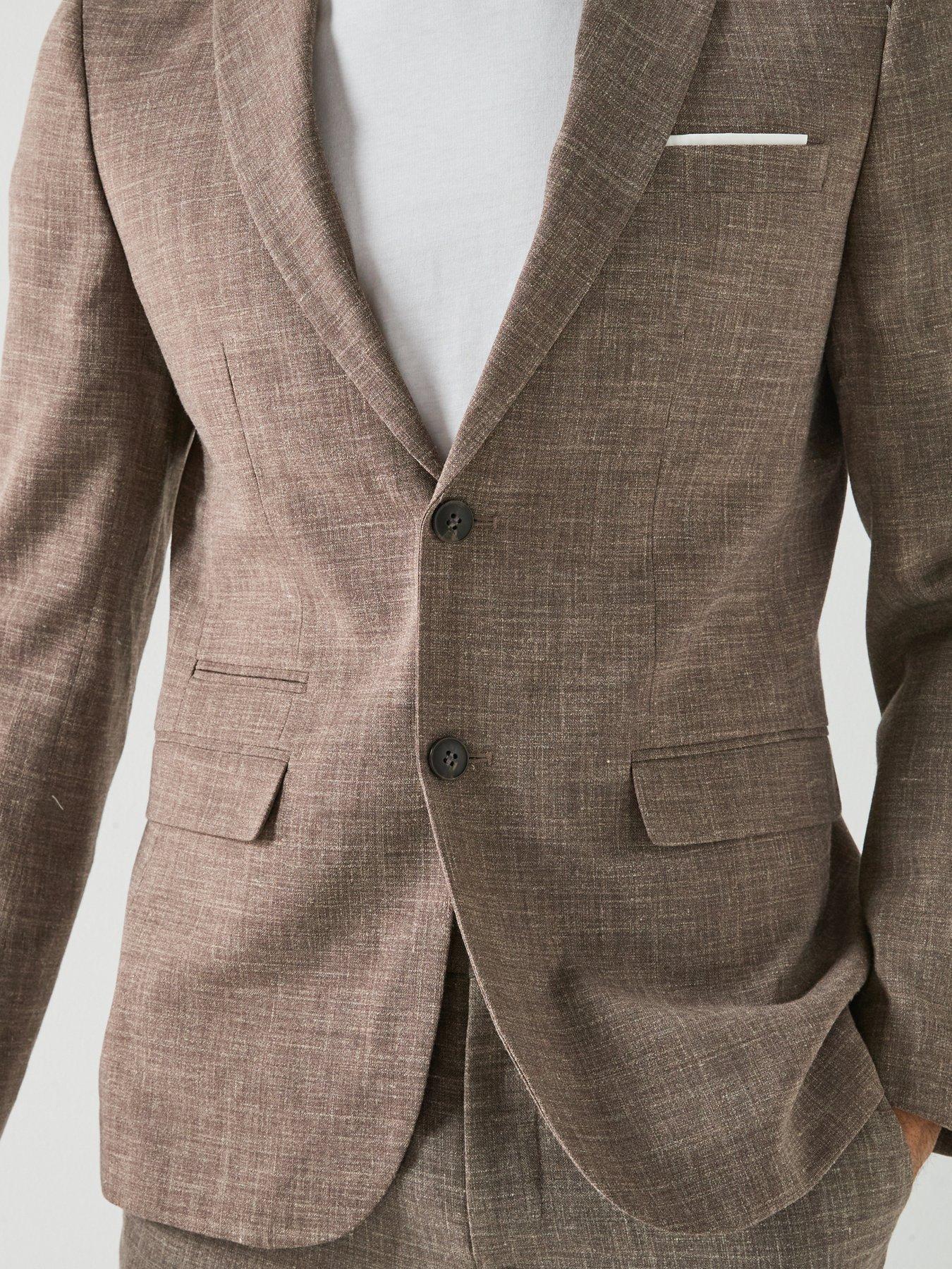  image of selected-selected-oasis-slim-fit-linen-blazer