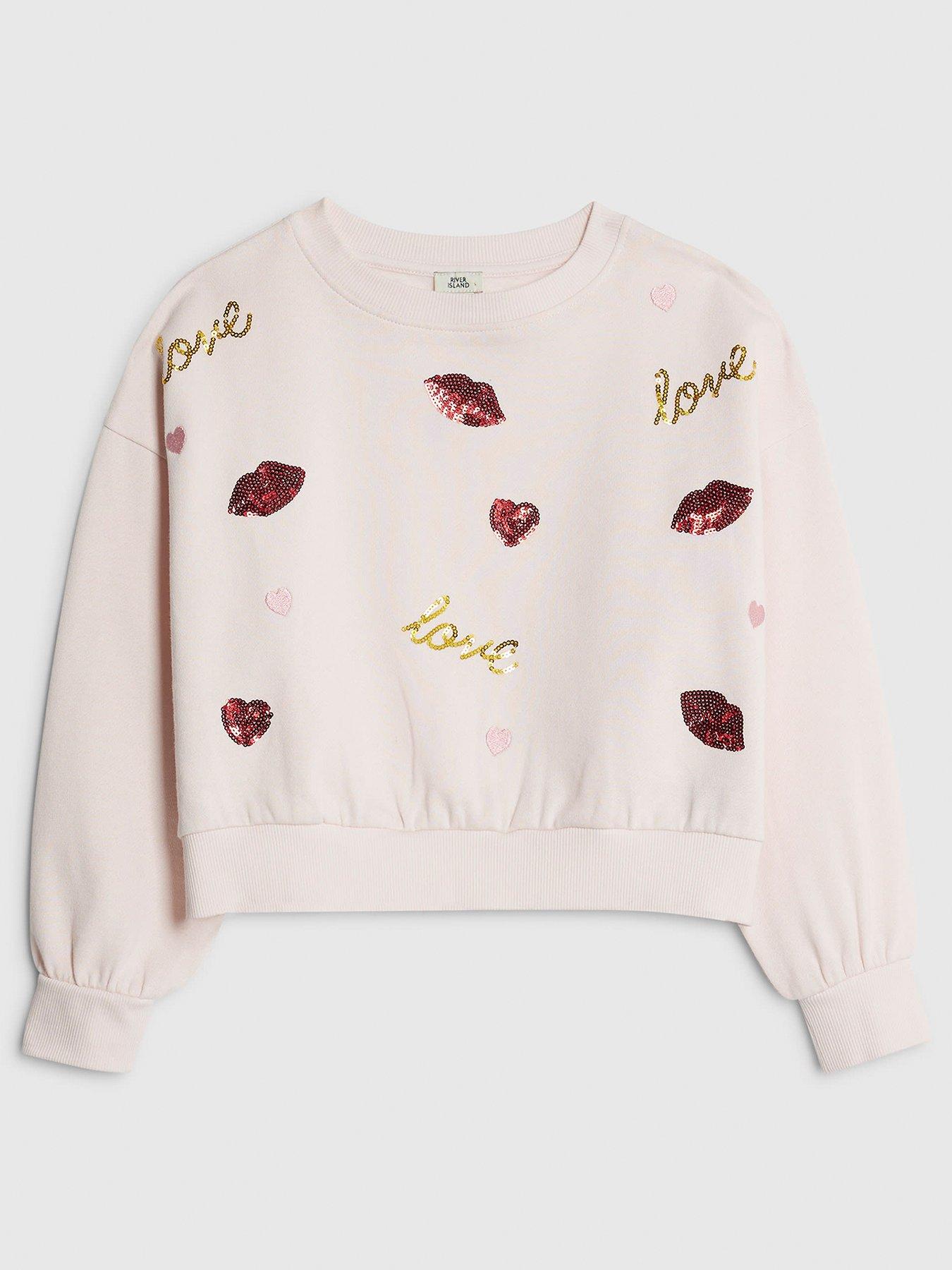 river-island-older-girls-sequin-embellished-lips-sweatshirt-pink