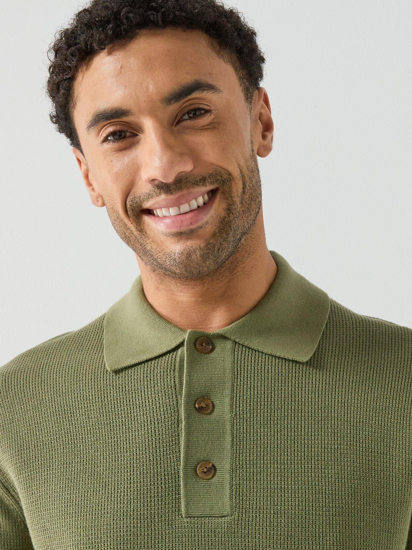 Image 4 of 6 of Selected Dane Short Sleeve Relaxed Fit Polo Shirt