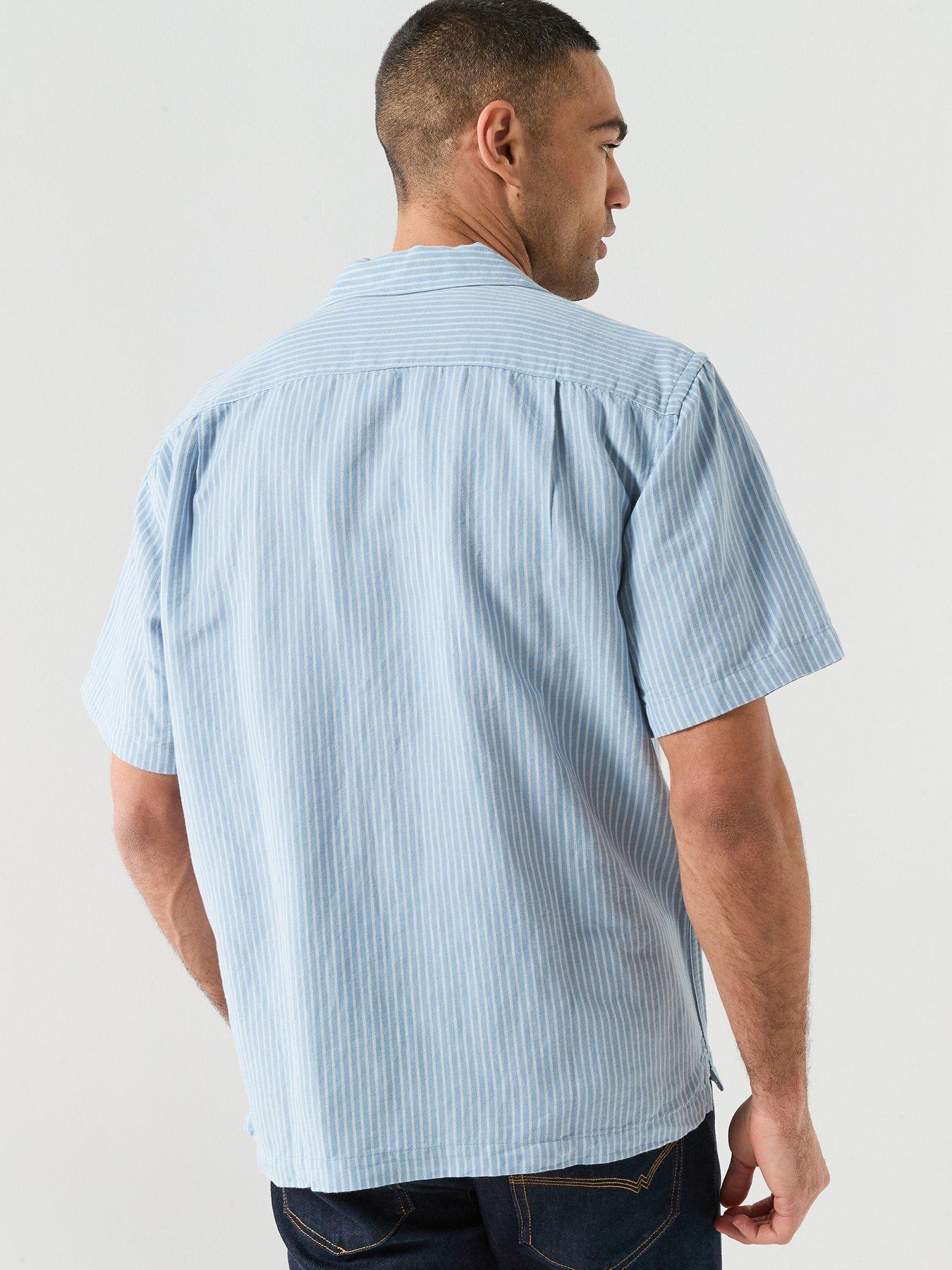 Image 2 of 5 of Selected Clay Short Sleeve Linen Blend Shirt