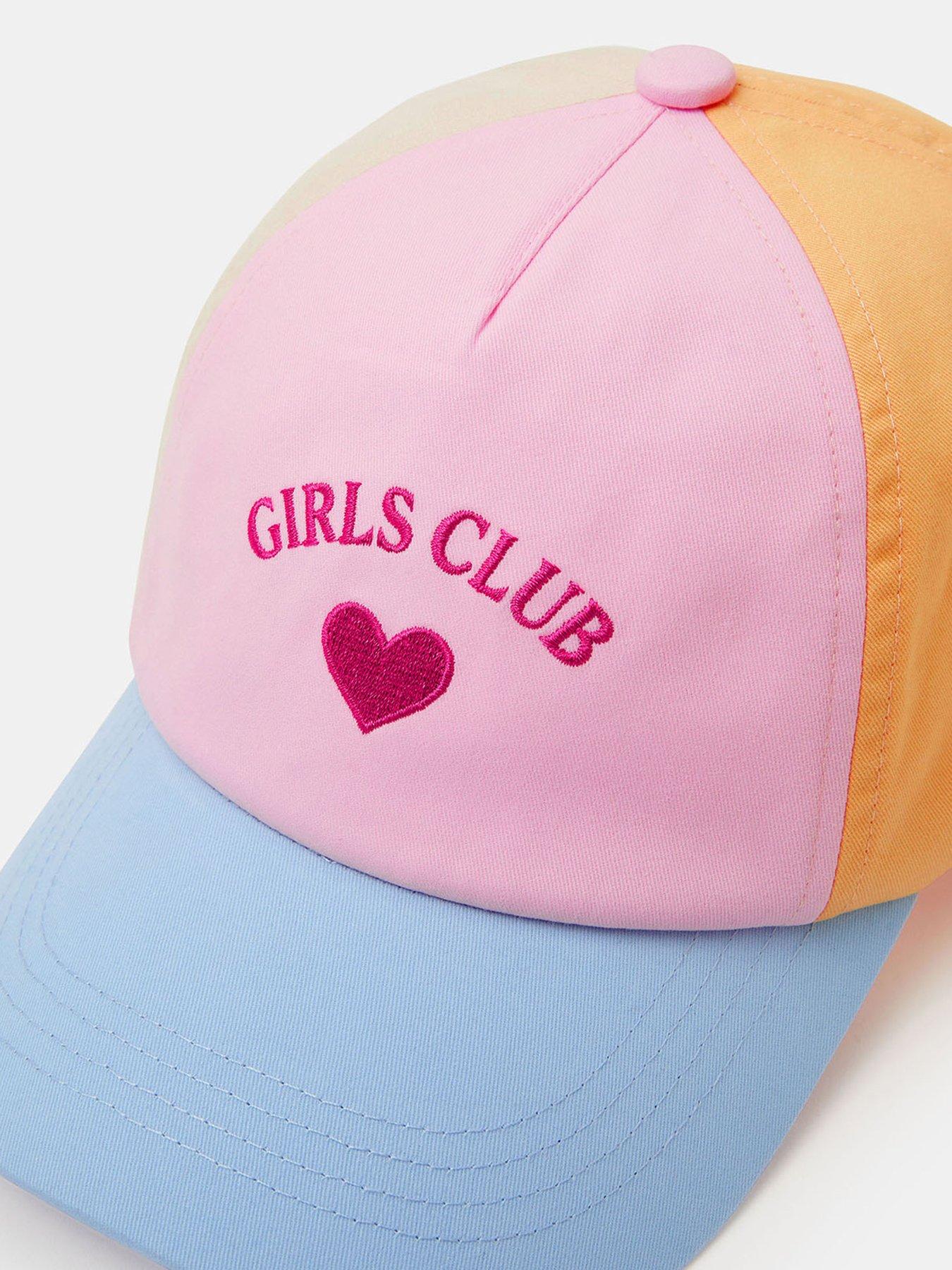 Image 3 of 3 of Accessorize Girls Colour Block Slogan Cap - Multi