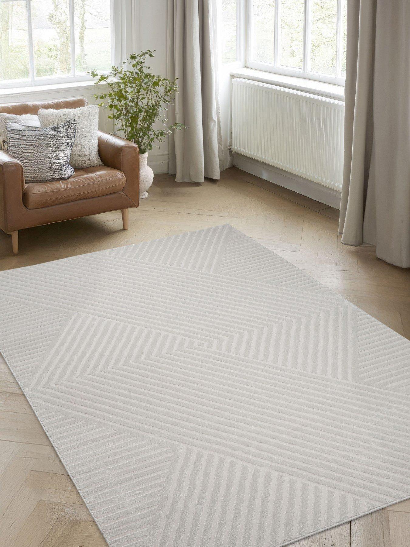 Very Home Atelier Diamond Rug - Charcoal