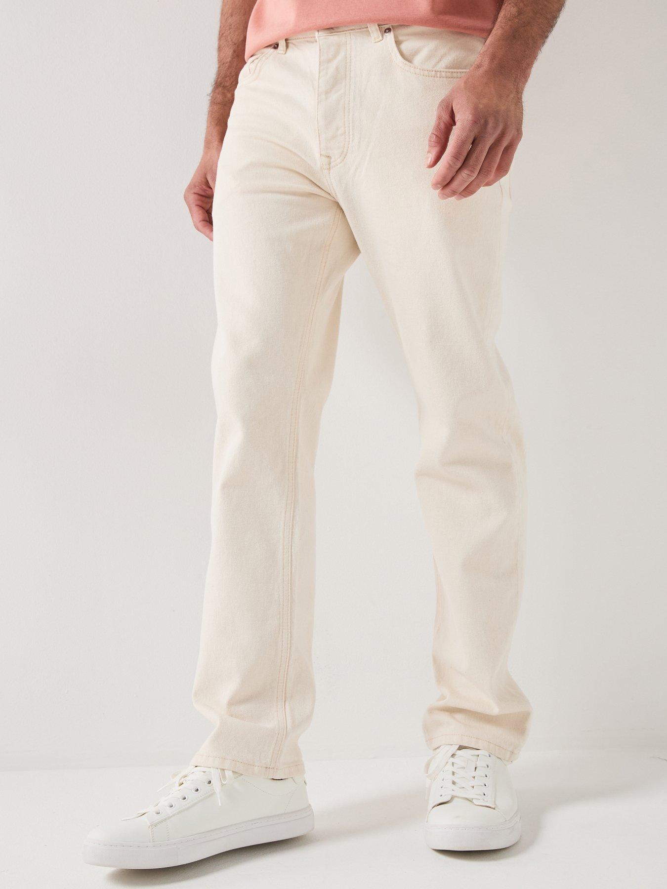 selected-ben-straight-fit-611-jeans-cream
