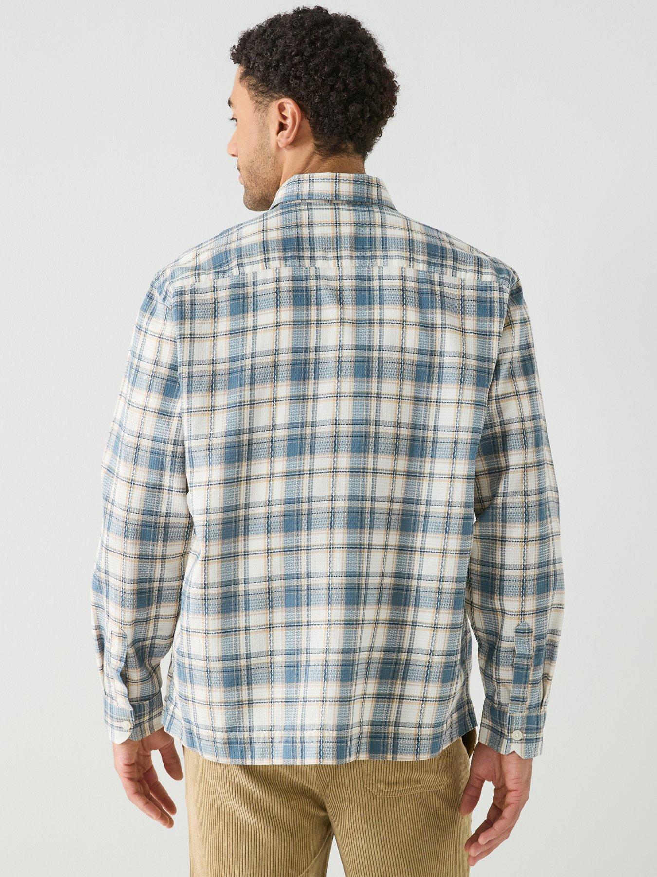  image of selected-landon-check-long-sleeve-shirt