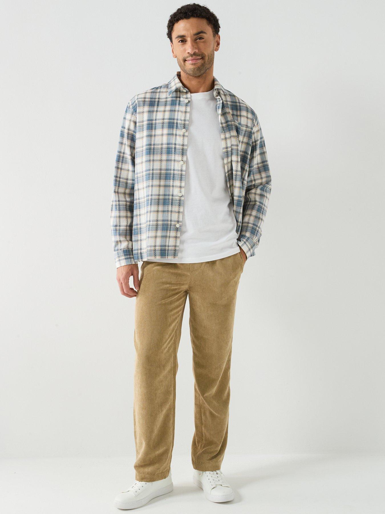  image of selected-landon-check-long-sleeve-shirt