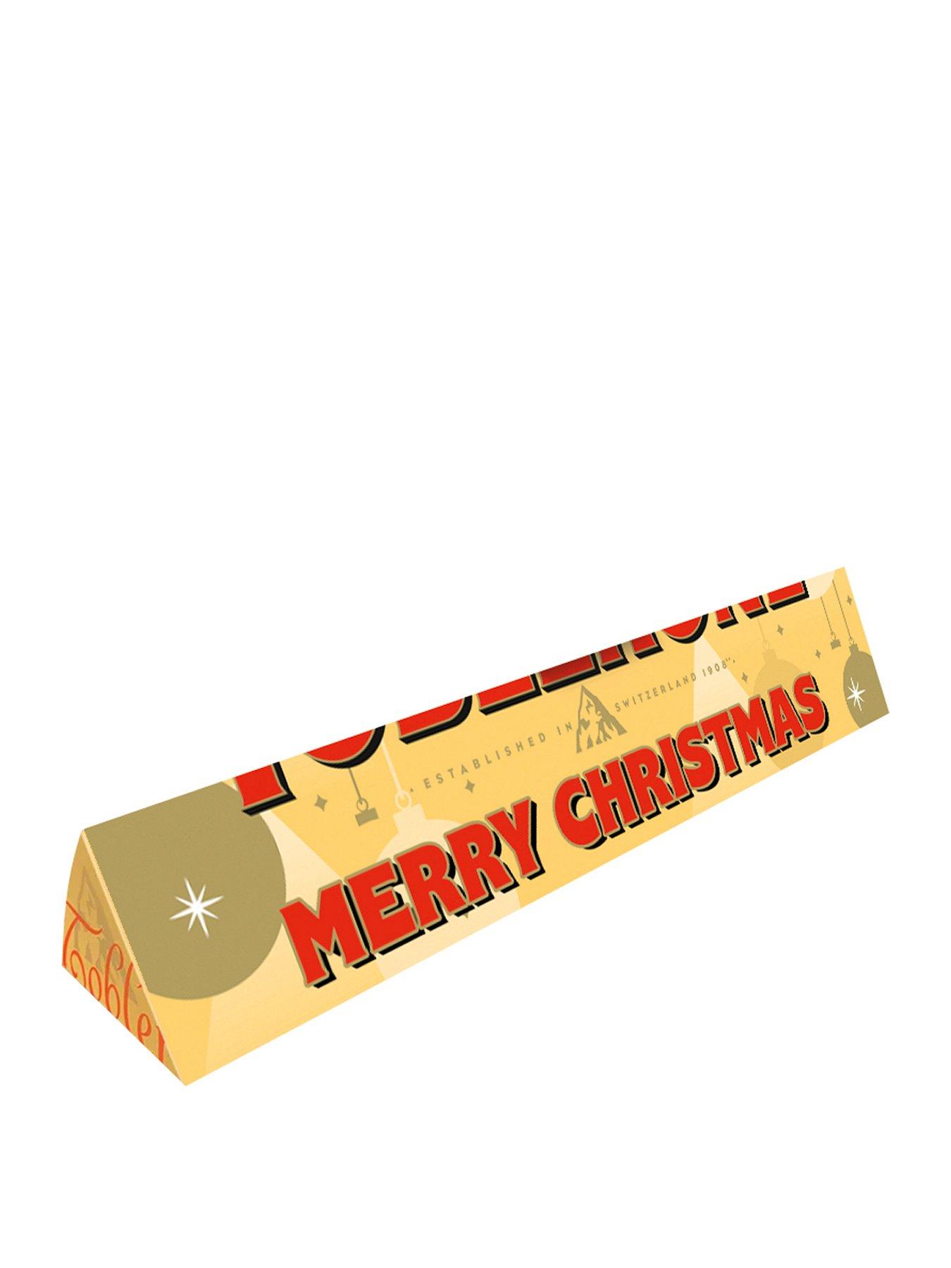 Toblerone Large Toblerone with MERRY CHRISTMAS sleeve  10x360g