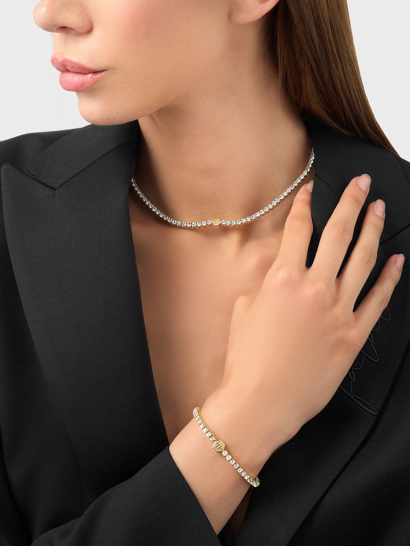 stillFront image of philipp-plein-plein-tennis-ip-yellow-gold-tone