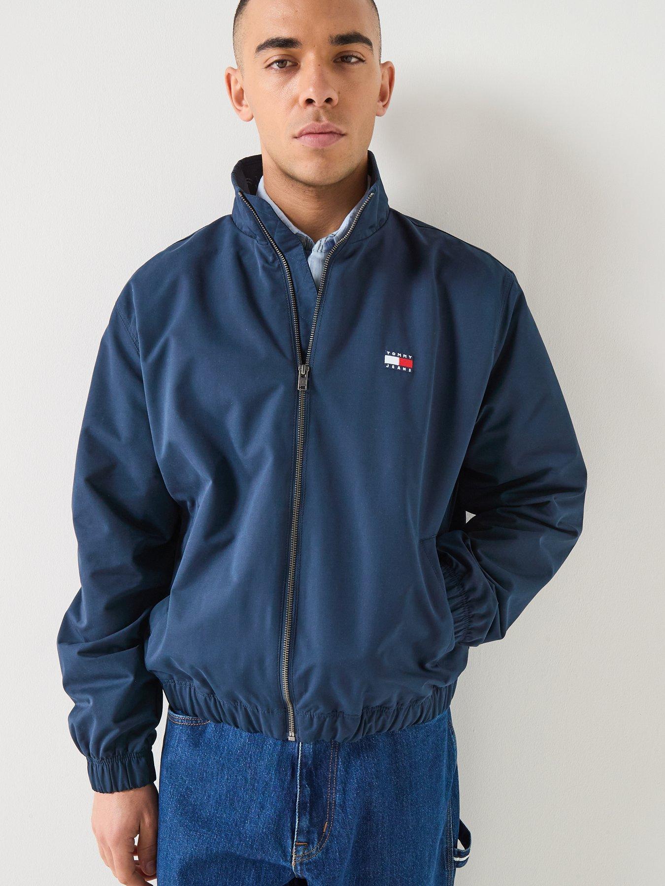  image of tommy-jeans-essential-harrington-jacket-dark-night-navy