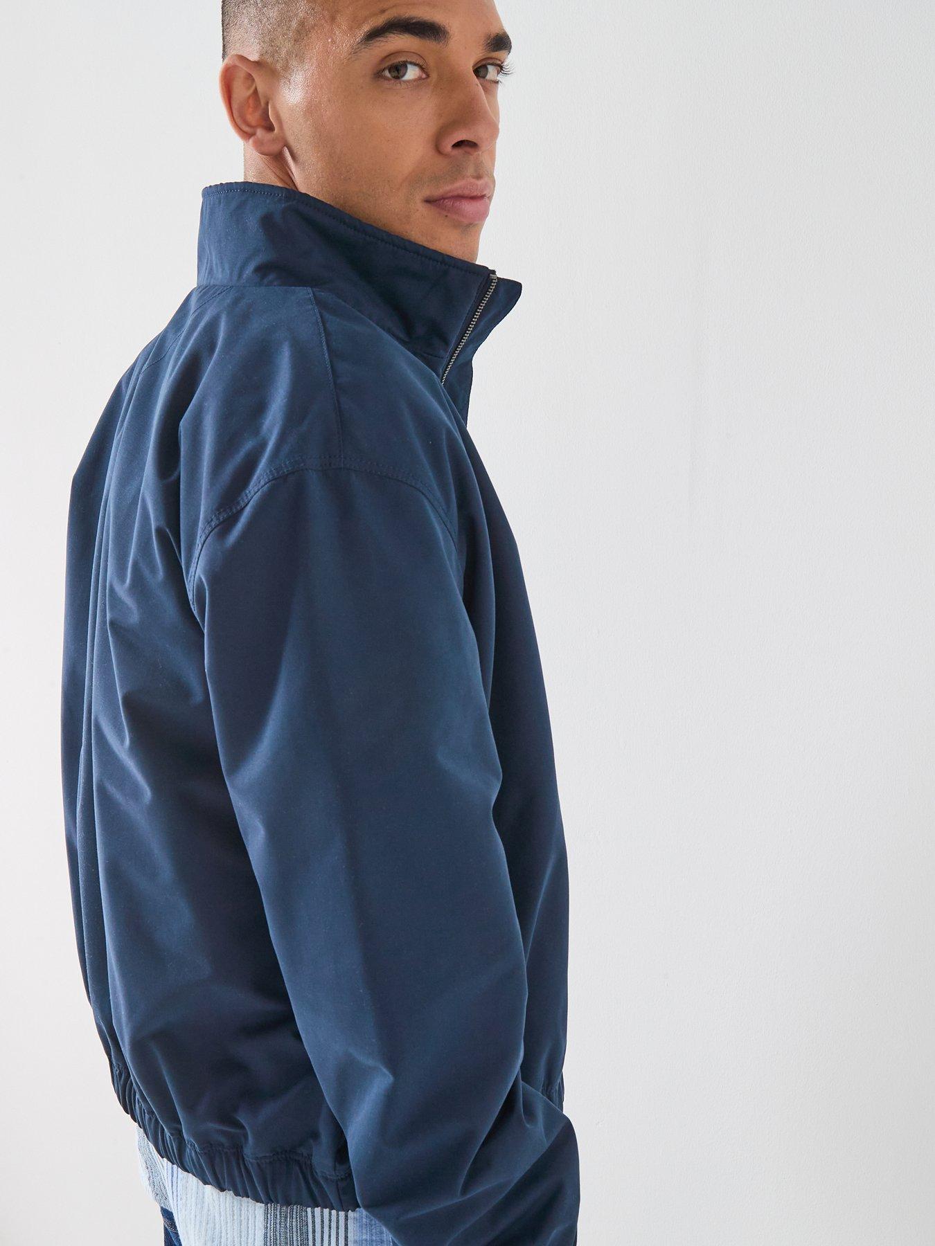  image of tommy-jeans-essential-harrington-jacket-dark-night-navy
