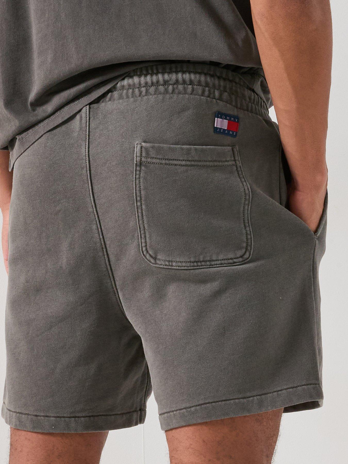 Image 4 of 5 of Tommy Jeans Tommy Jeans Washed Classics Sweat Shorts - Black
