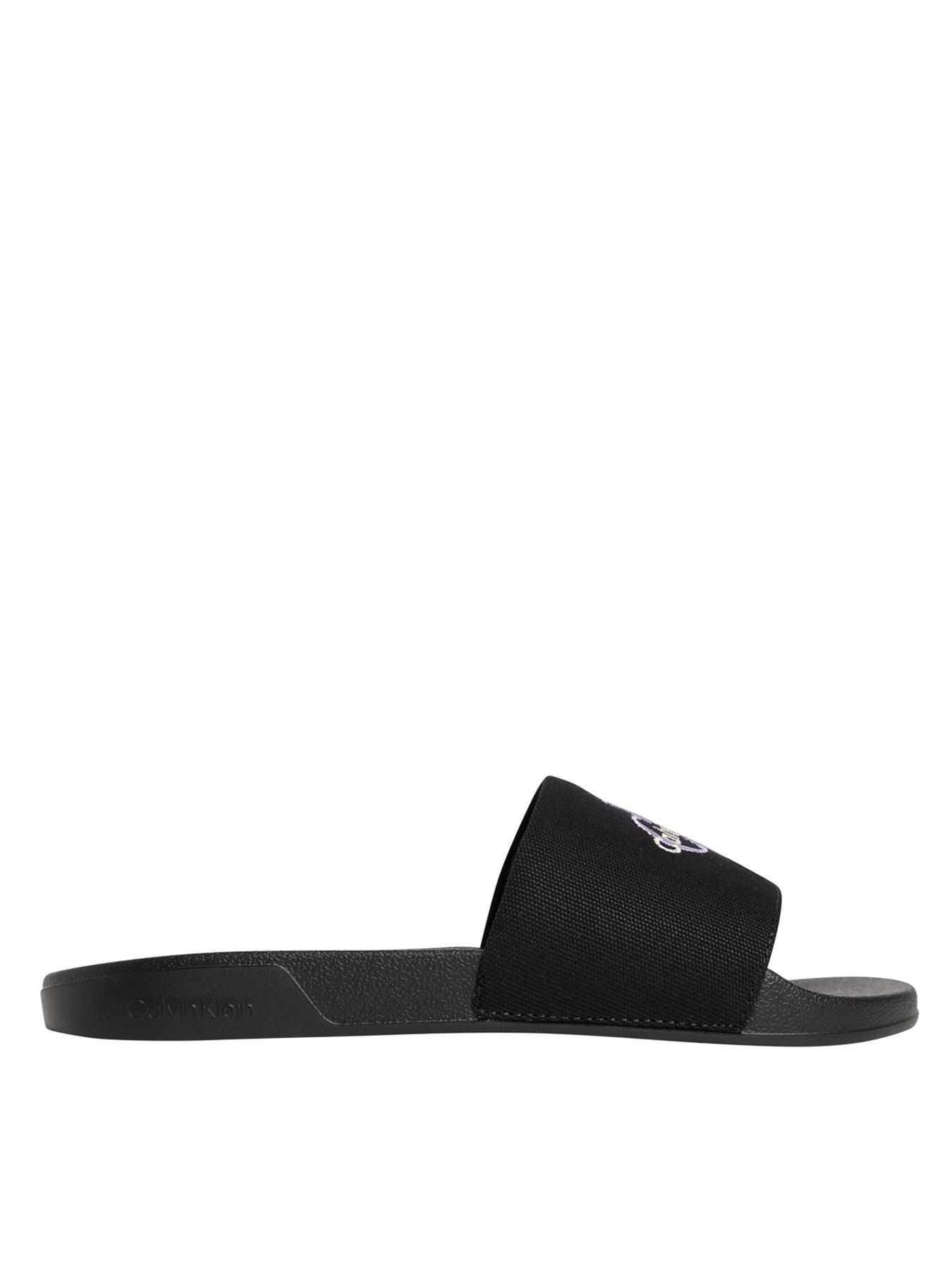 Image 2 of 4 of Calvin Klein Essential Sliders - Black