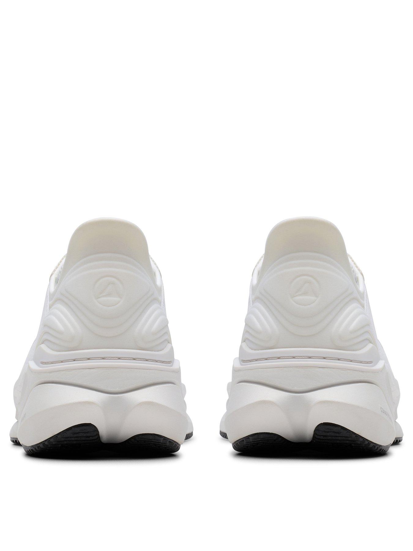  image of clarks-pace-trainers-white