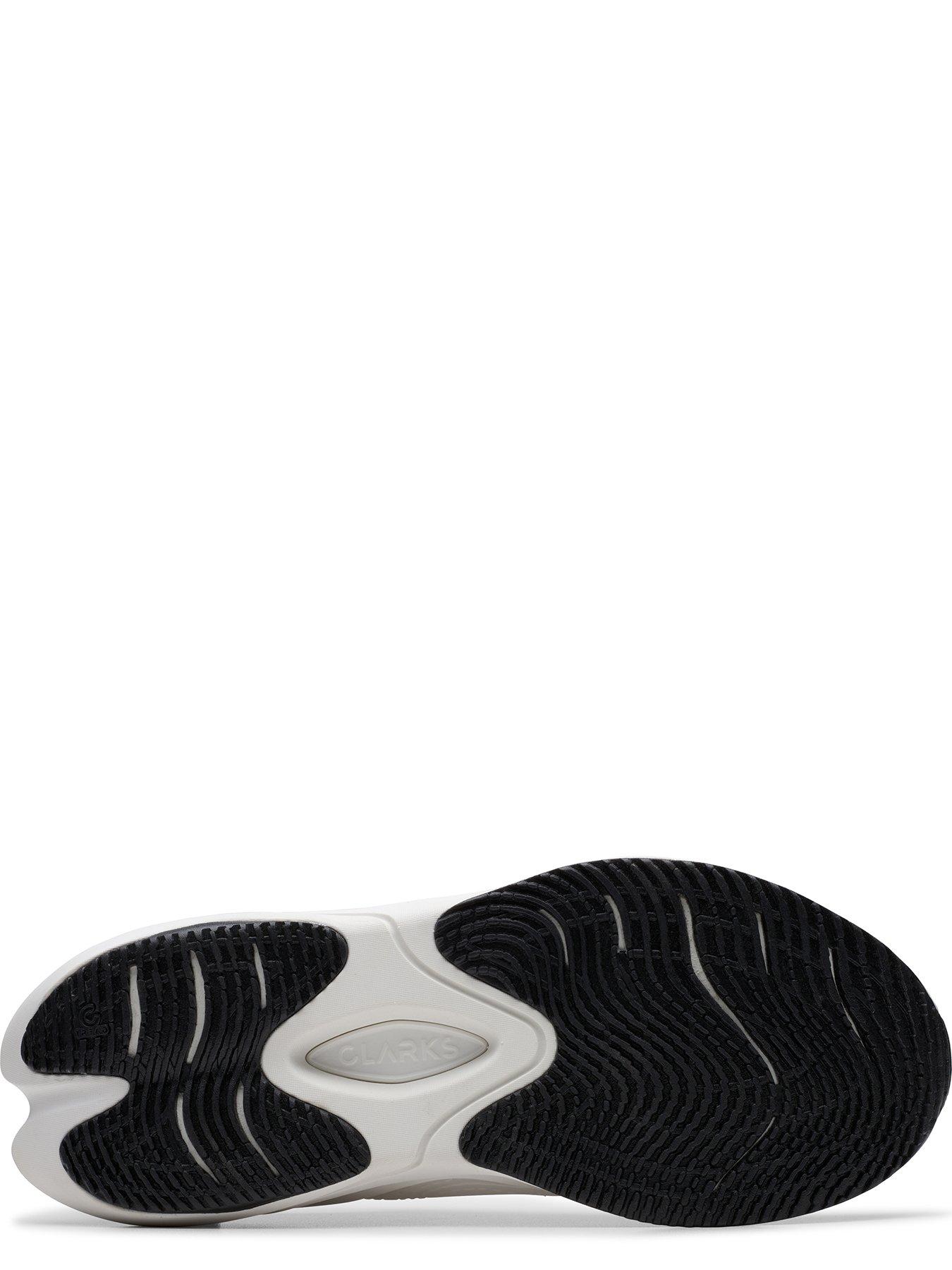  image of clarks-pace-trainers-white