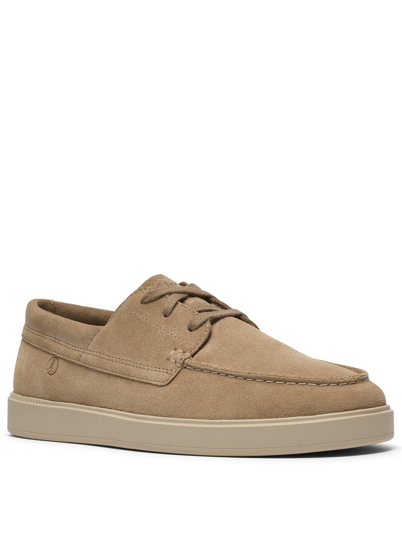 Image 2 of 6 of Clarks Lockford Boat Suede Shoe - Beige