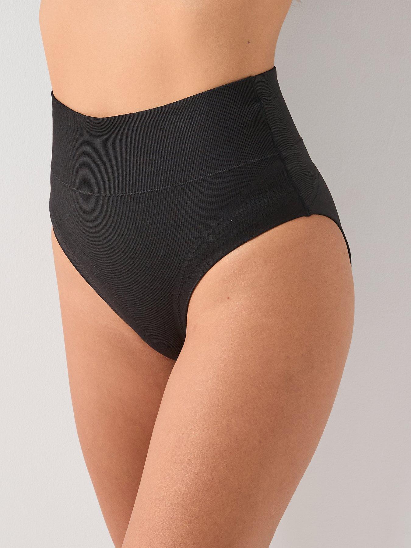 Calvin Klein Seamless Shaping Swim High Waist Bikini Briefs - Black