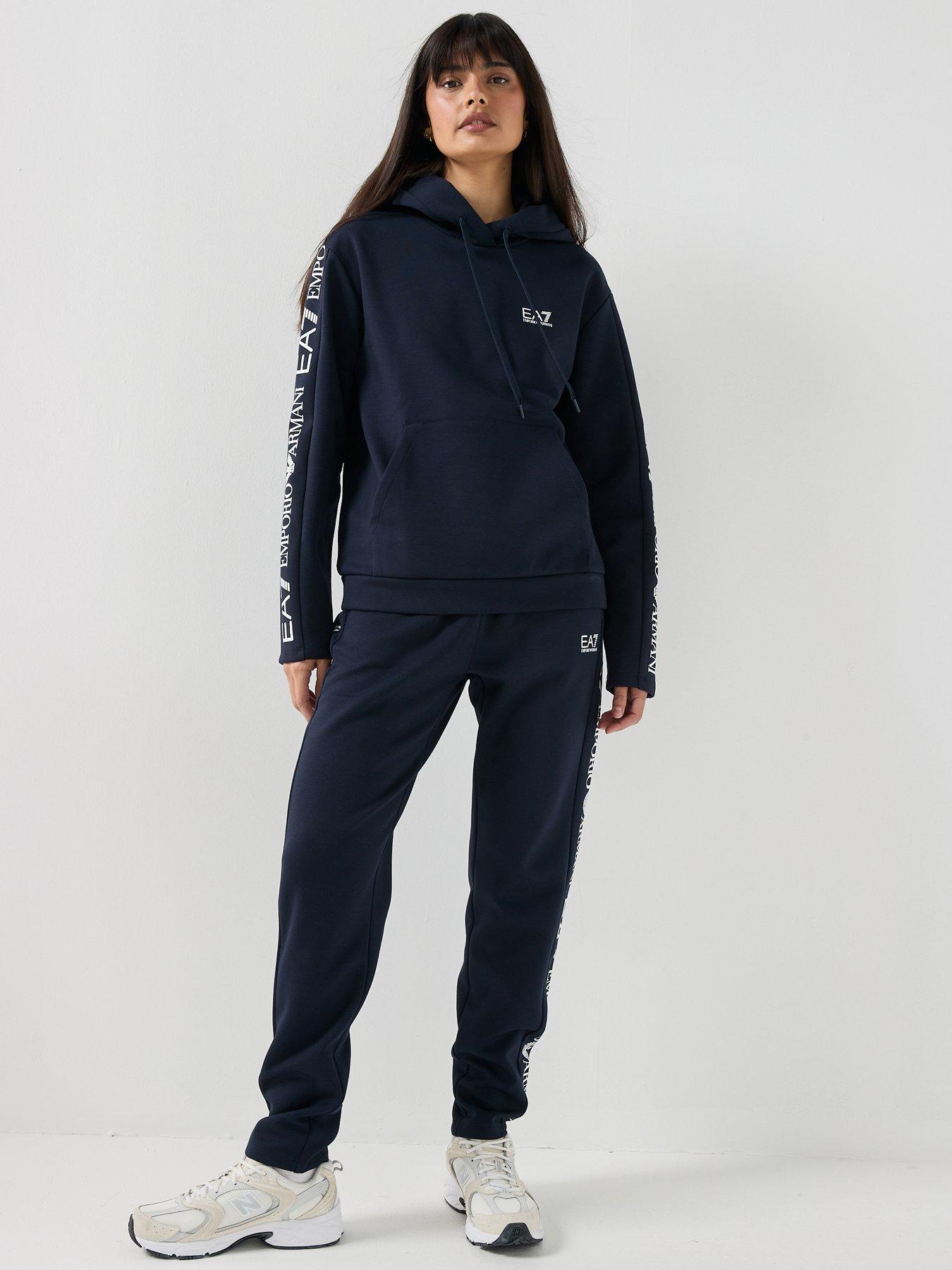 Image 3 of 6 of EA7 Emporio Armani Train Logo Tracksuit - Blue