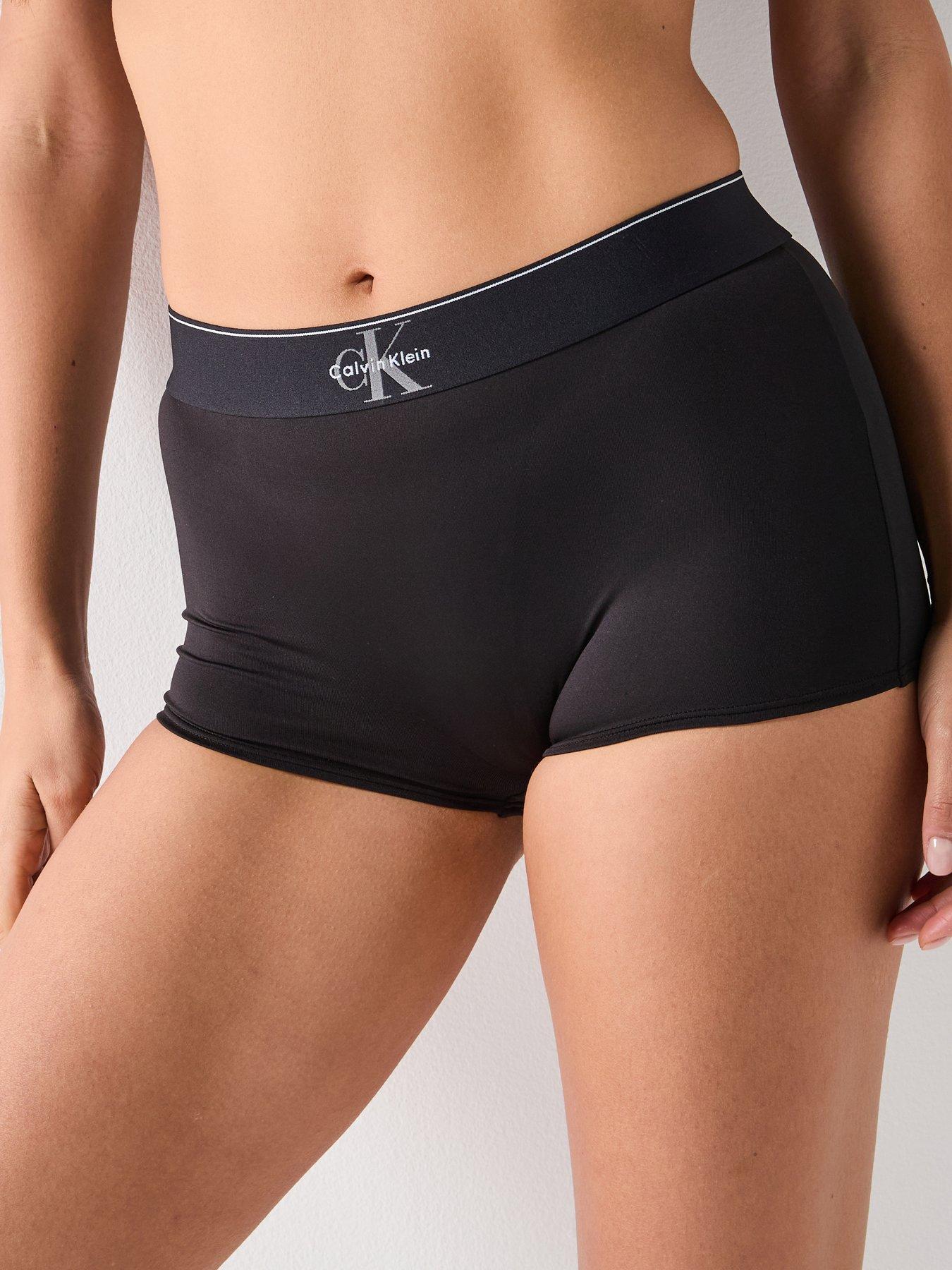 Image 1 of 5 of Calvin Klein Boyshort - Black